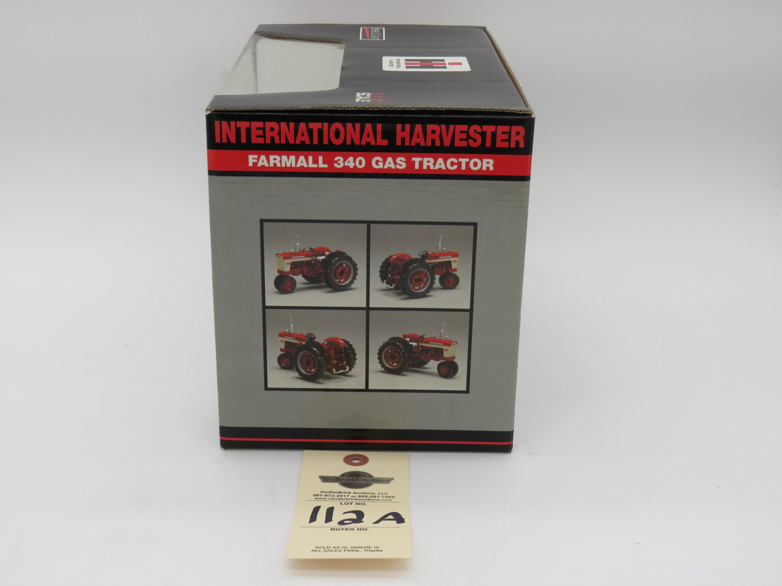 SPECCAST ERTL IH 340 GAS NARROW FRONT TRACTOR HIGHLY DETAILED CLASSIC SERIES 1/16 SCALE - Image 3