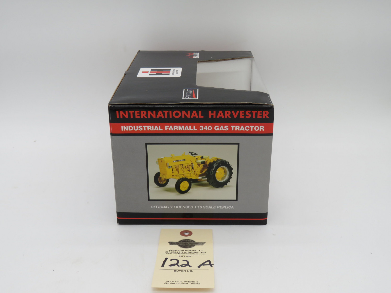 ERTL Centennial Edition INTERNATIONAL HARVESTER HIGHLY DETAILED INDUSTRIAL FARMALL 340 GAS TRACTOR NIB 1/16 - Image 5