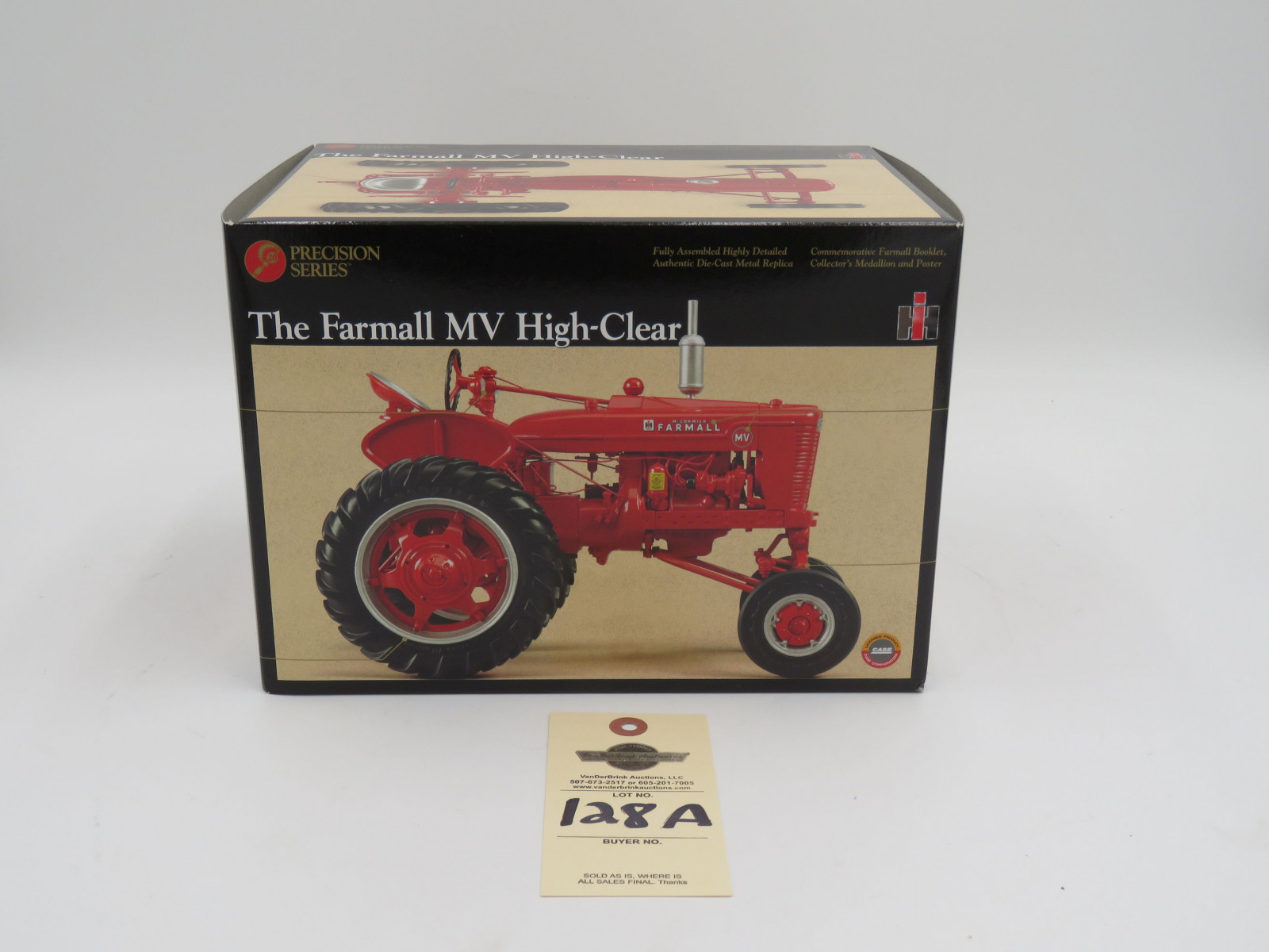 ERTL PRECISION SERIES THE FARMALL MV  NIB HIGHLY DETAILED AUTHENTIC DIE CAST METAL REPLICA 1/16TH SCALE - Image 1
