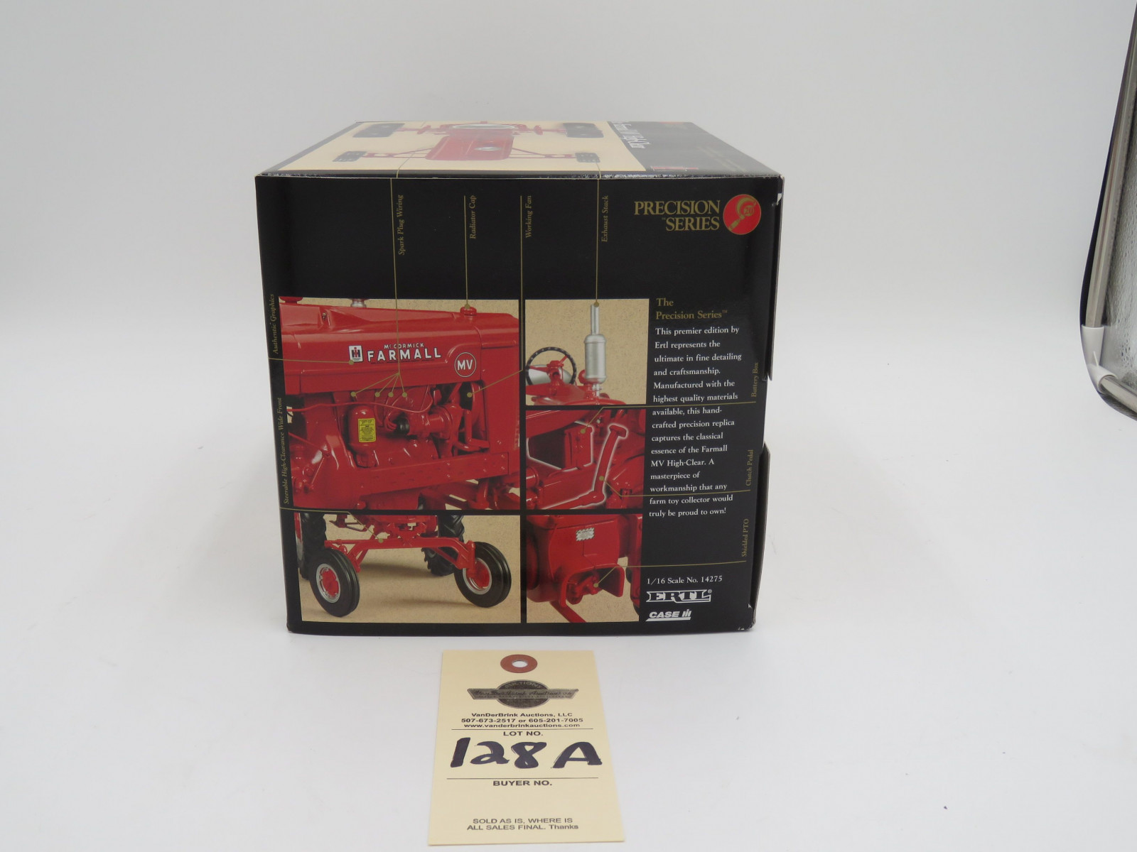 ERTL PRECISION SERIES THE FARMALL MV  NIB HIGHLY DETAILED AUTHENTIC DIE CAST METAL REPLICA 1/16TH SCALE - Image 3