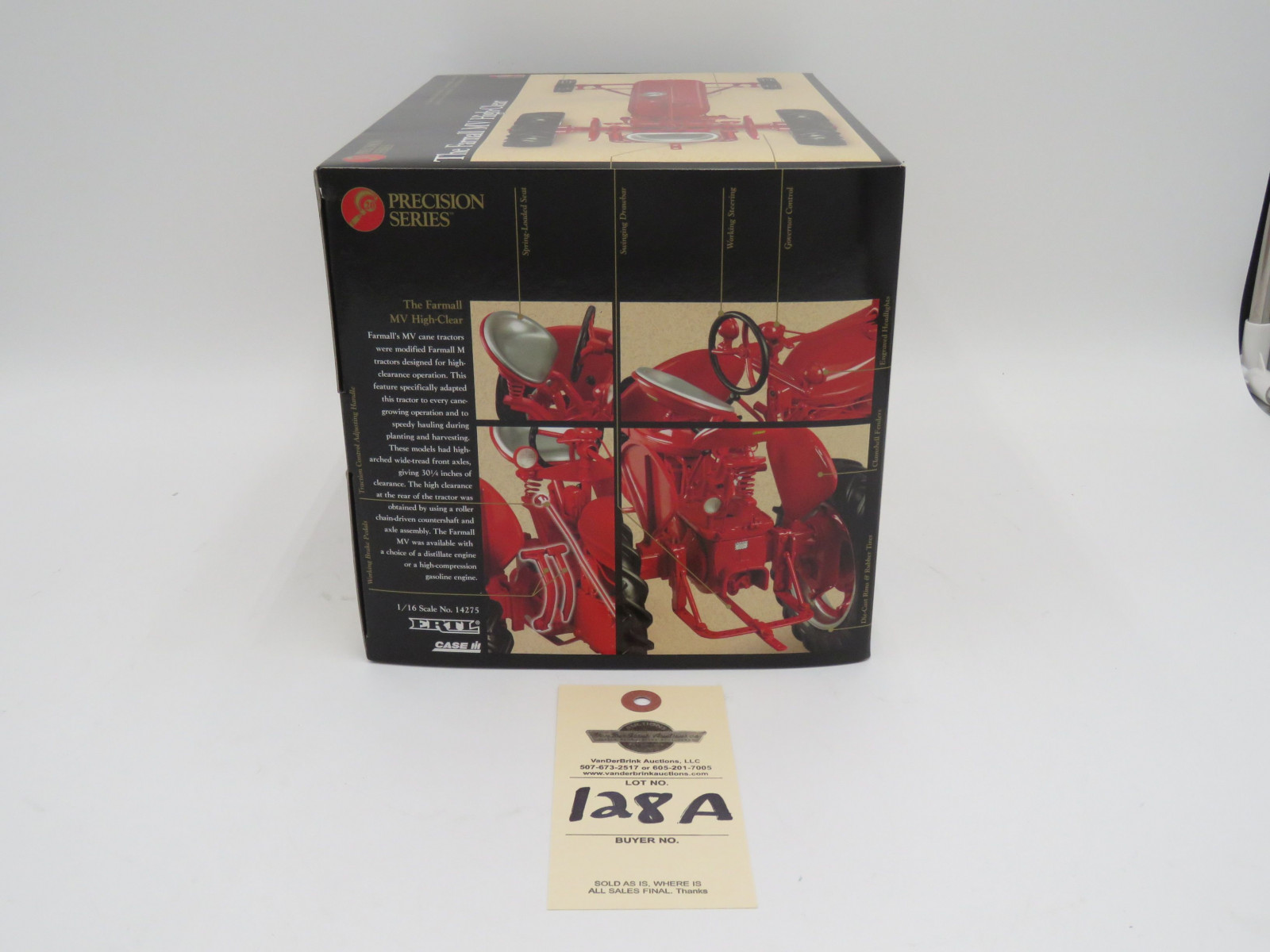 ERTL PRECISION SERIES THE FARMALL MV  NIB HIGHLY DETAILED AUTHENTIC DIE CAST METAL REPLICA 1/16TH SCALE - Image 5