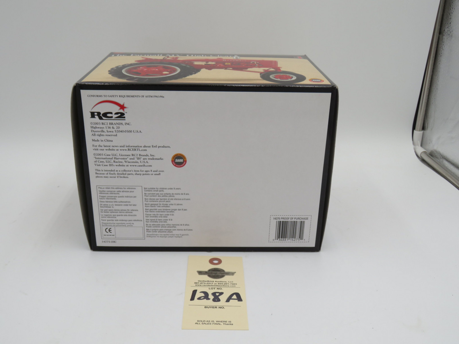 ERTL PRECISION SERIES THE FARMALL MV  NIB HIGHLY DETAILED AUTHENTIC DIE CAST METAL REPLICA 1/16TH SCALE - Image 6