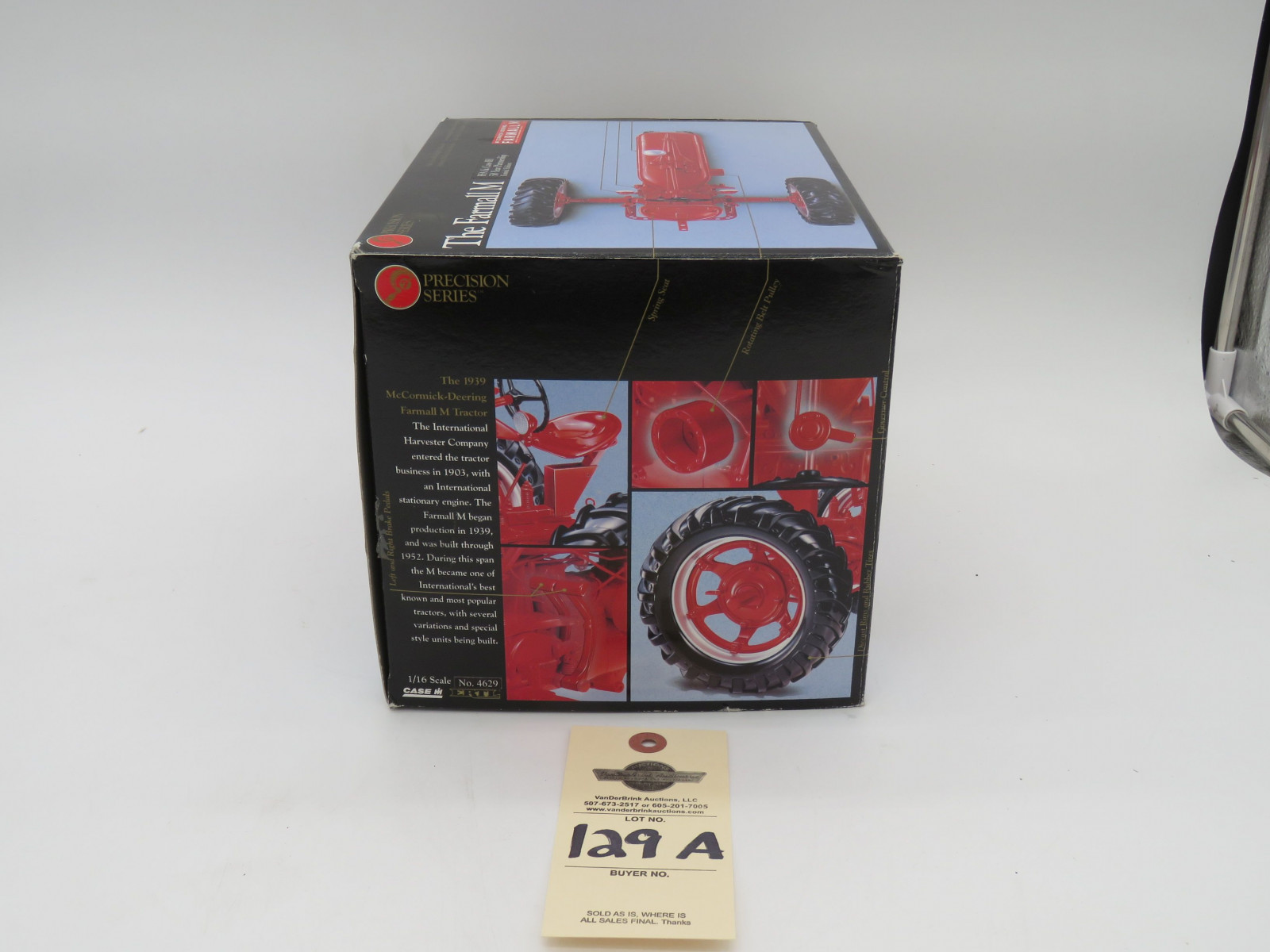 1995 ERTL PRECISION SERIES THE FARMALL M FFA & CASE IH 50 YEAR PARTNERSHIP LIMITED EDITION NIB 1/16 SCALE - Image 5