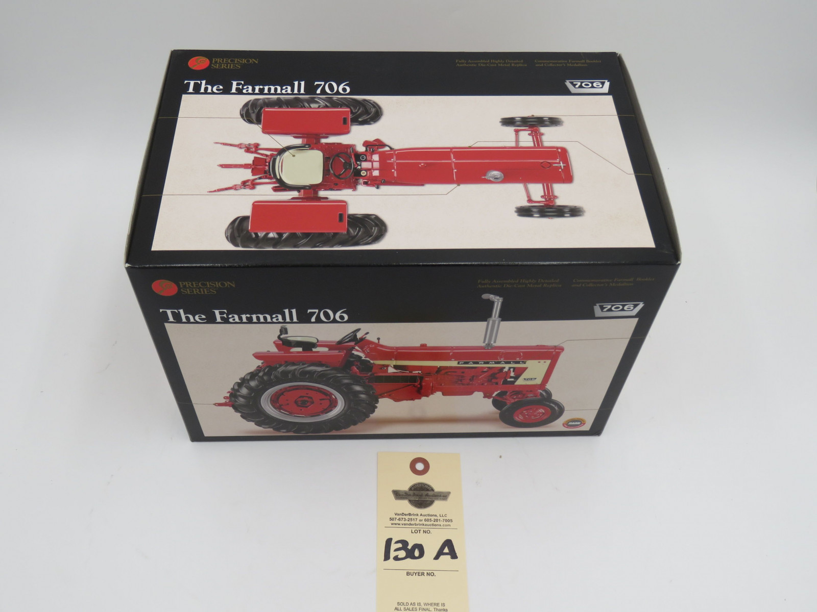 2002 ERTL PRECISION SERIES THE FARMALL 706 NIB 1/16 SCALE - Image 2