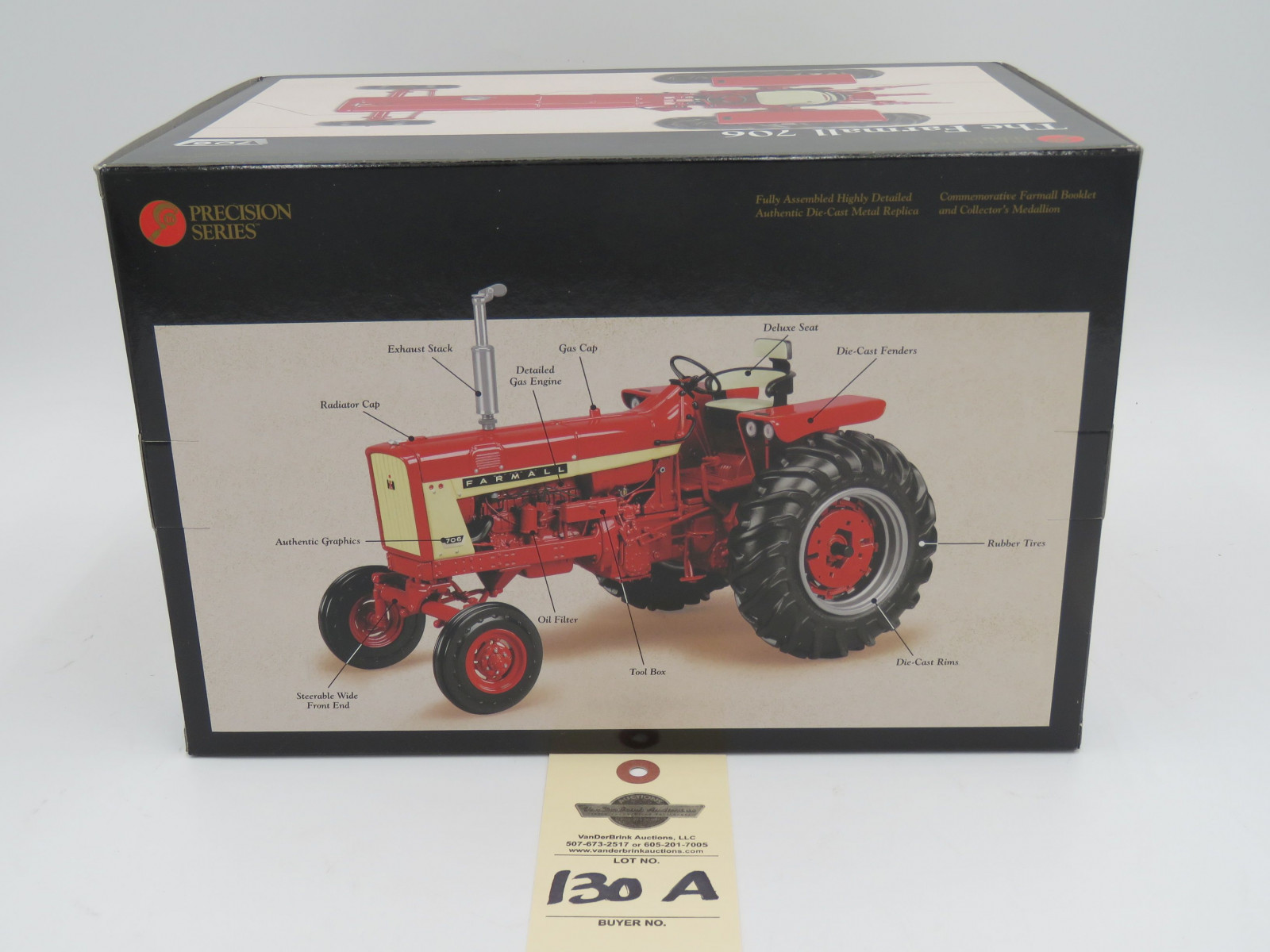 2002 ERTL PRECISION SERIES THE FARMALL 706 NIB 1/16 SCALE - Image 4