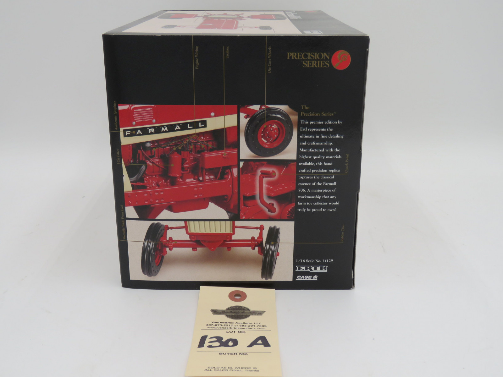 2002 ERTL PRECISION SERIES THE FARMALL 706 NIB 1/16 SCALE - Image 5