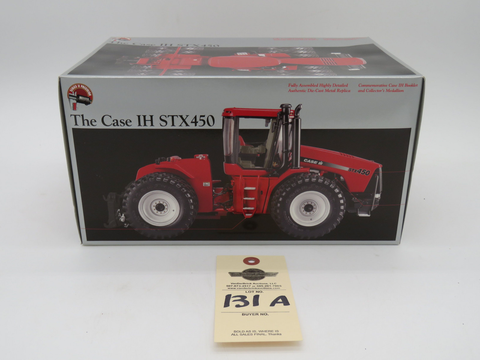 2002 ERTL PRECISION SERIES ll THE CASE IH STX 450 NIB HIGHLY DETAILED DIE CAST METAL REPLICA 1/32 SCALE - Image 1