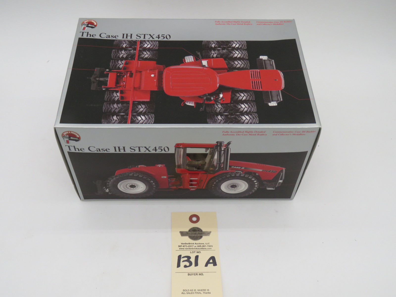 2002 ERTL PRECISION SERIES ll THE CASE IH STX 450 NIB HIGHLY DETAILED DIE CAST METAL REPLICA 1/32 SCALE - Image 2