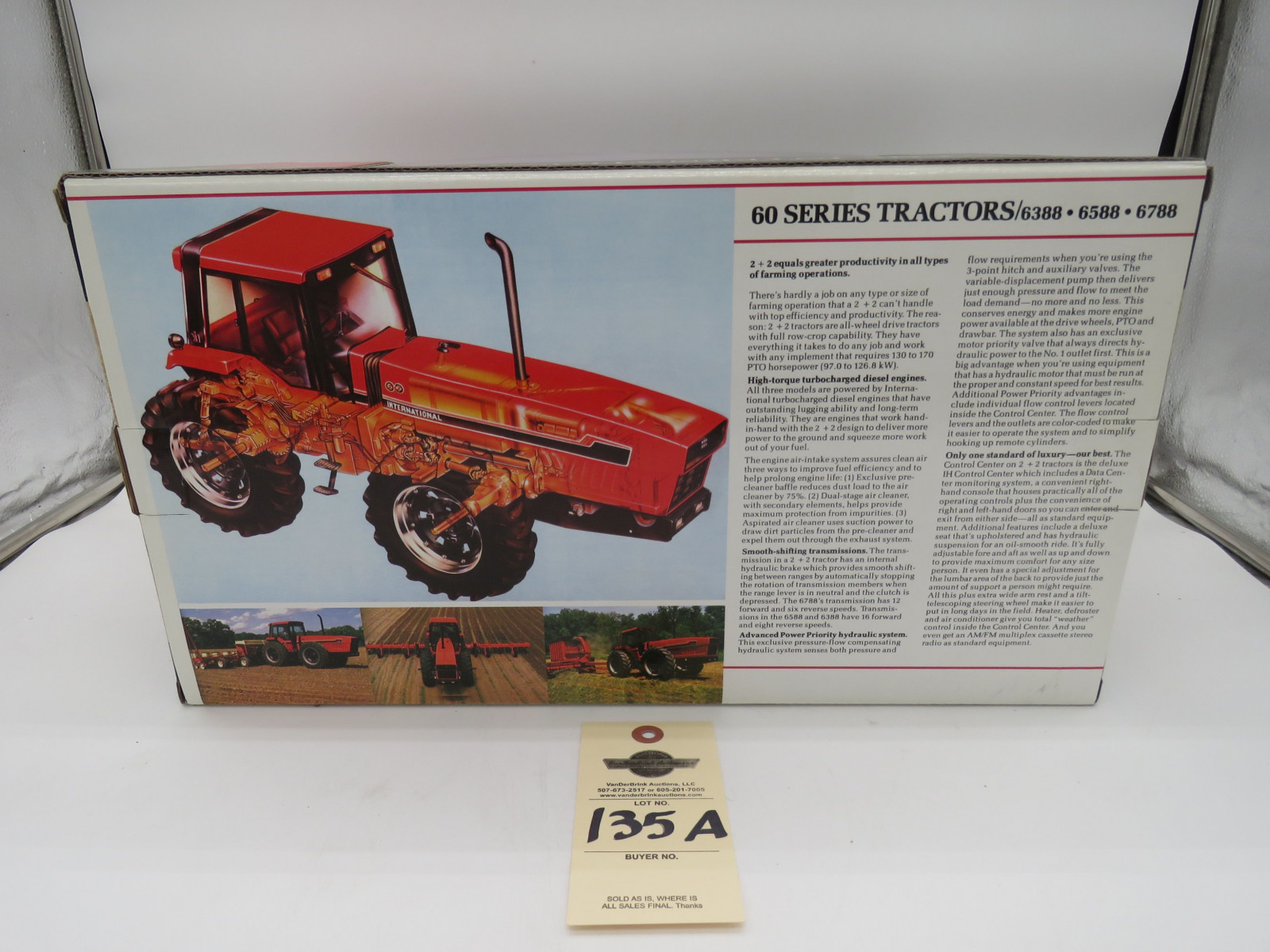 ERTL PRECISION KEY SERIES 1 THE INTERNATIONAL 6588 2+2 ERTL1/16TH SCALE  NIB METAL DIECAST - Image 4