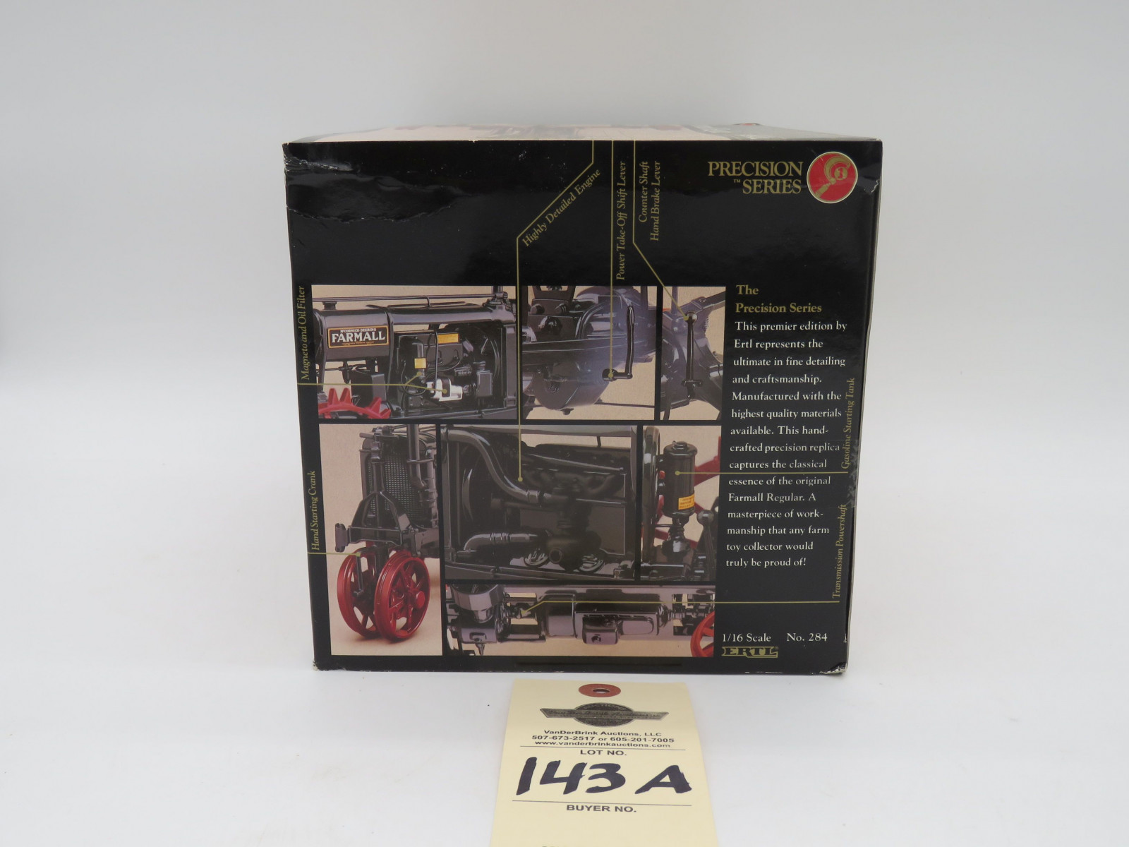 1991 ERTL PRECISION SERIES THE FARMALL REGULAR 1/16 SCALE NIB - Image 3