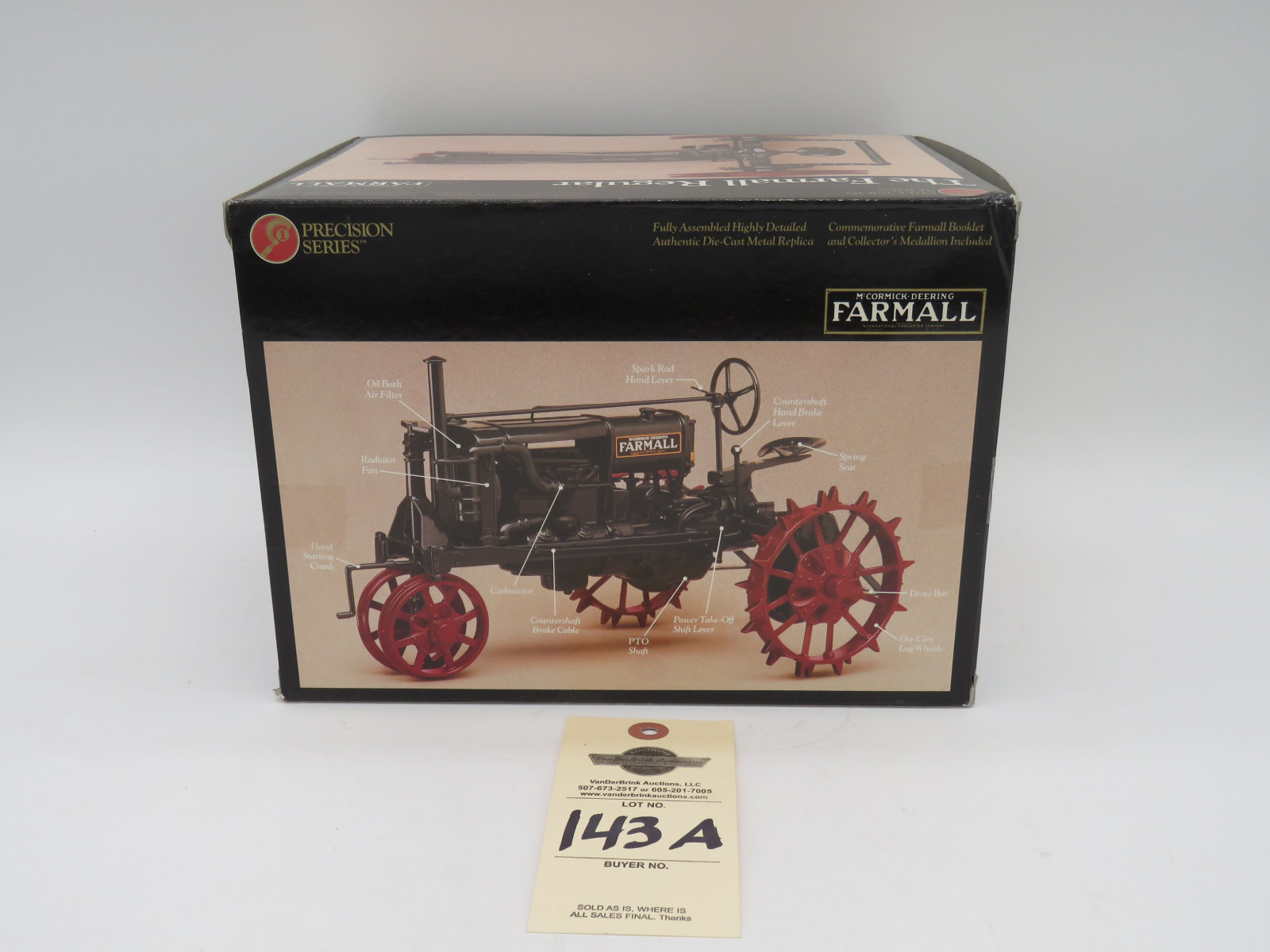 1991 ERTL PRECISION SERIES THE FARMALL REGULAR 1/16 SCALE NIB - Image 4