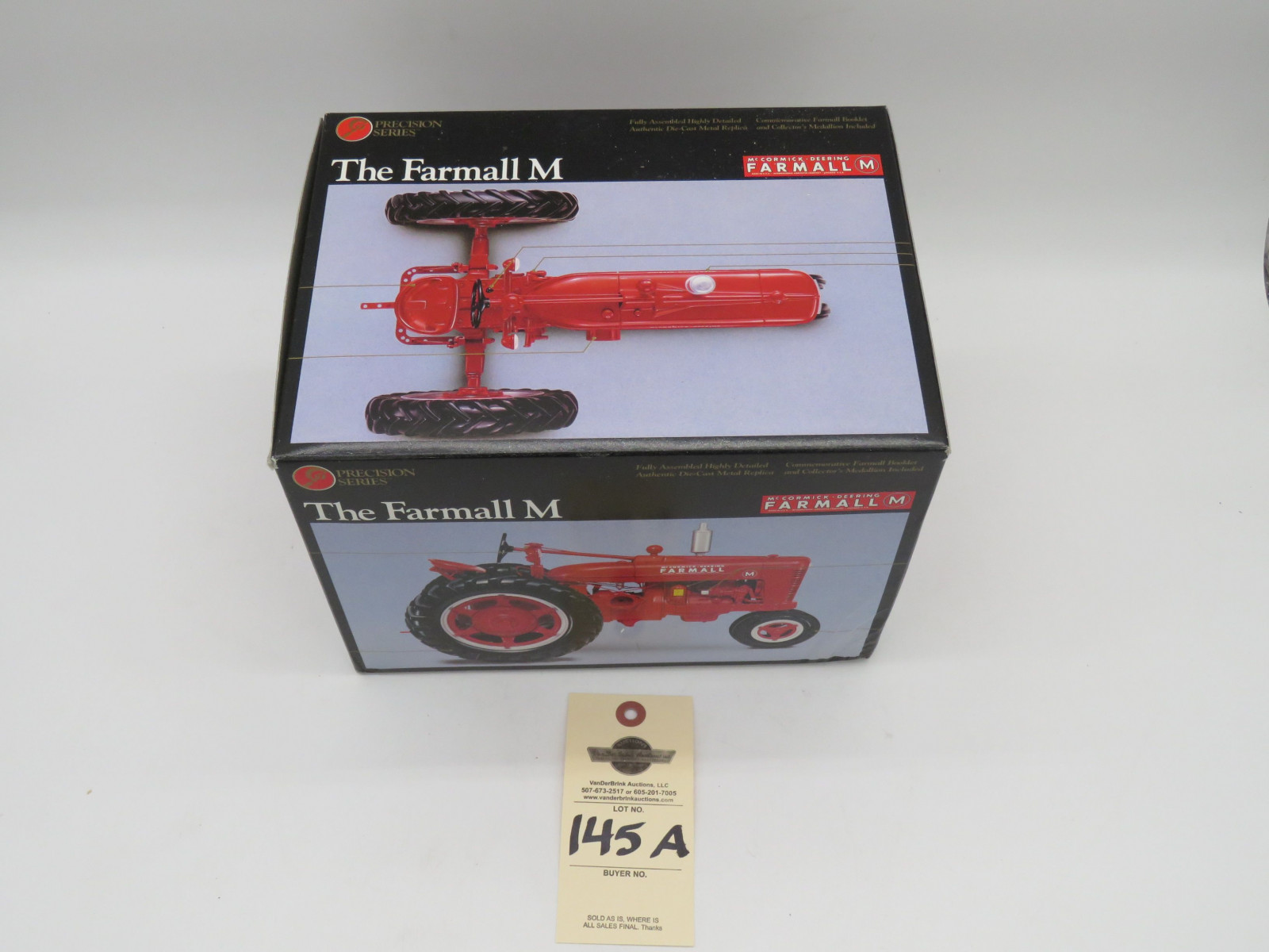 1995 ERTL PRECISION SERIES 7 THE FARMALL M DIECAST 1/16 SCALE DIE-CAST METAL - Image 2