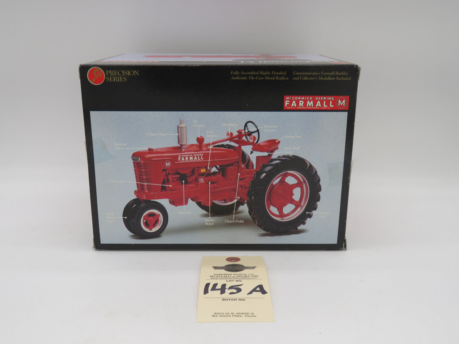 1995 ERTL PRECISION SERIES 7 THE FARMALL M DIECAST 1/16 SCALE DIE-CAST METAL - Image 4
