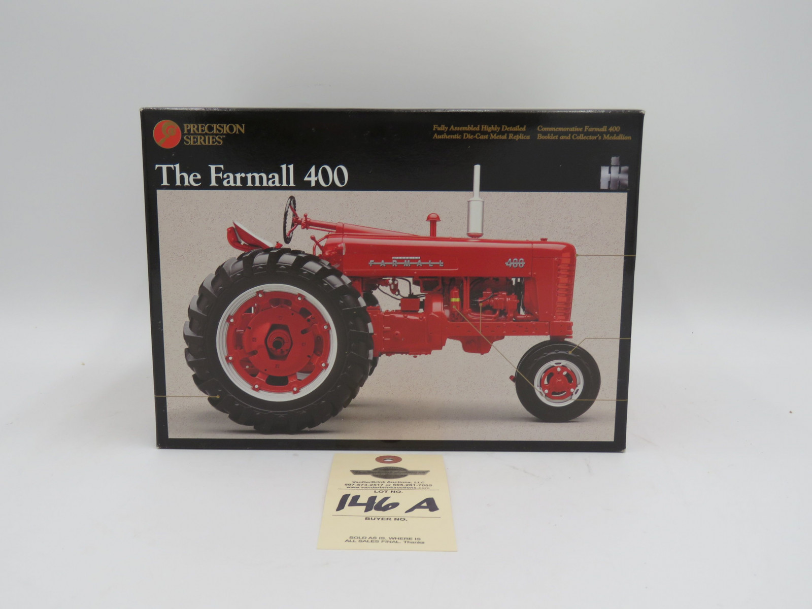 2000 ERTL PRECISION SERIES 13 THE FARMALL 400 METAL DIECAST NIB 1/16 SCALE - Image 1
