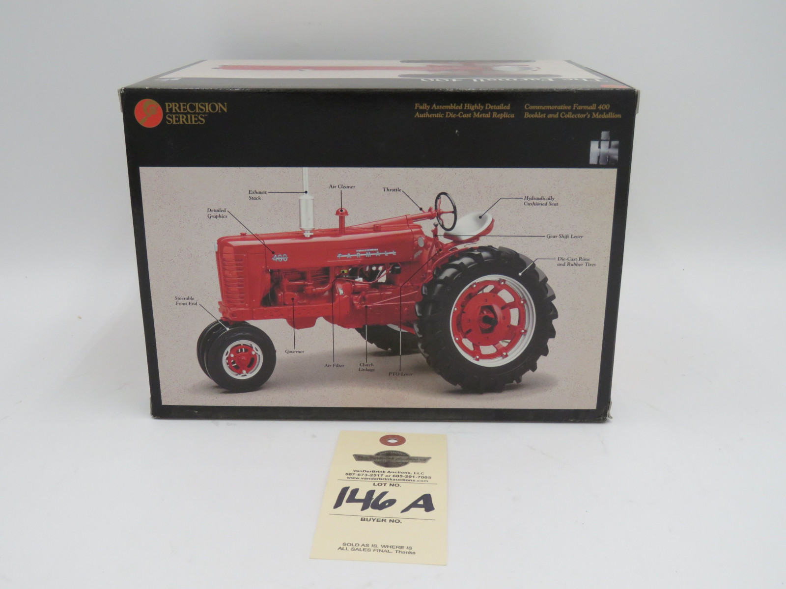2000 ERTL PRECISION SERIES 13 THE FARMALL 400 METAL DIECAST NIB 1/16 SCALE - Image 4