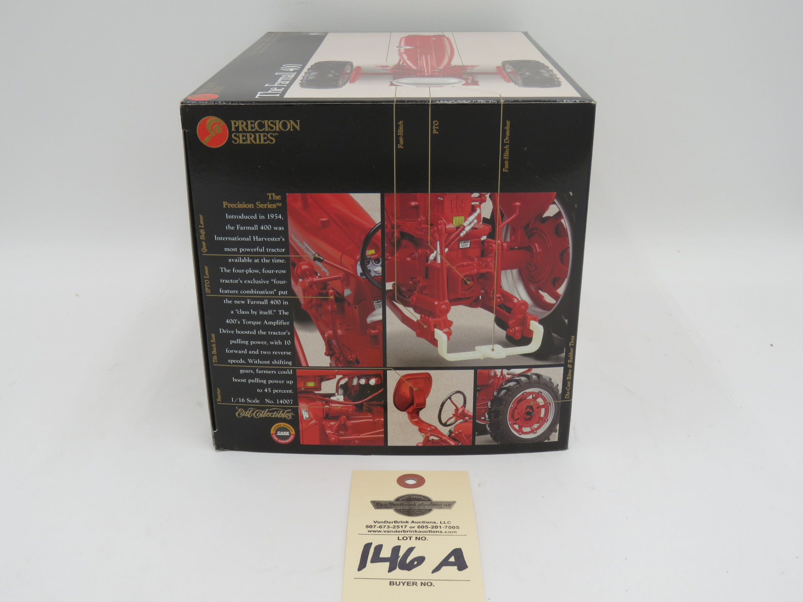 2000 ERTL PRECISION SERIES 13 THE FARMALL 400 METAL DIECAST NIB 1/16 SCALE - Image 5