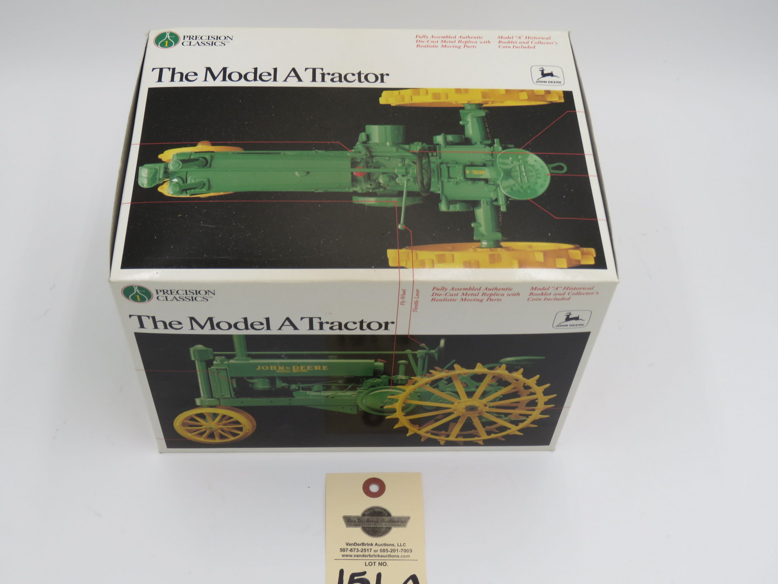 ERTL PRECISION CLASSICS 1 THE MODEL A TRACTOR JD 1/16 SCALE NIB - Image 2