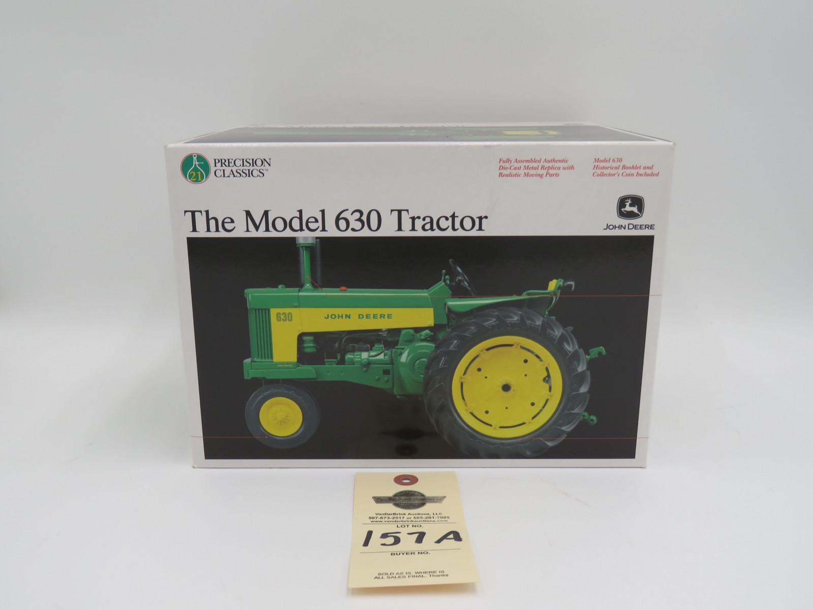 2002 ERTL PRECISION CLASSICS 21 THE MODEL 630 TRACTOR METAL DIECAST NIB 1/16 - Image 1