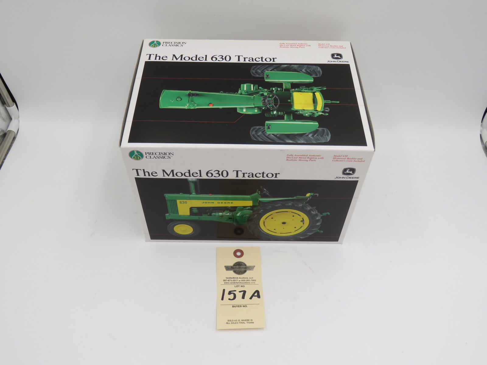 2002 ERTL PRECISION CLASSICS 21 THE MODEL 630 TRACTOR METAL DIECAST NIB 1/16 - Image 2