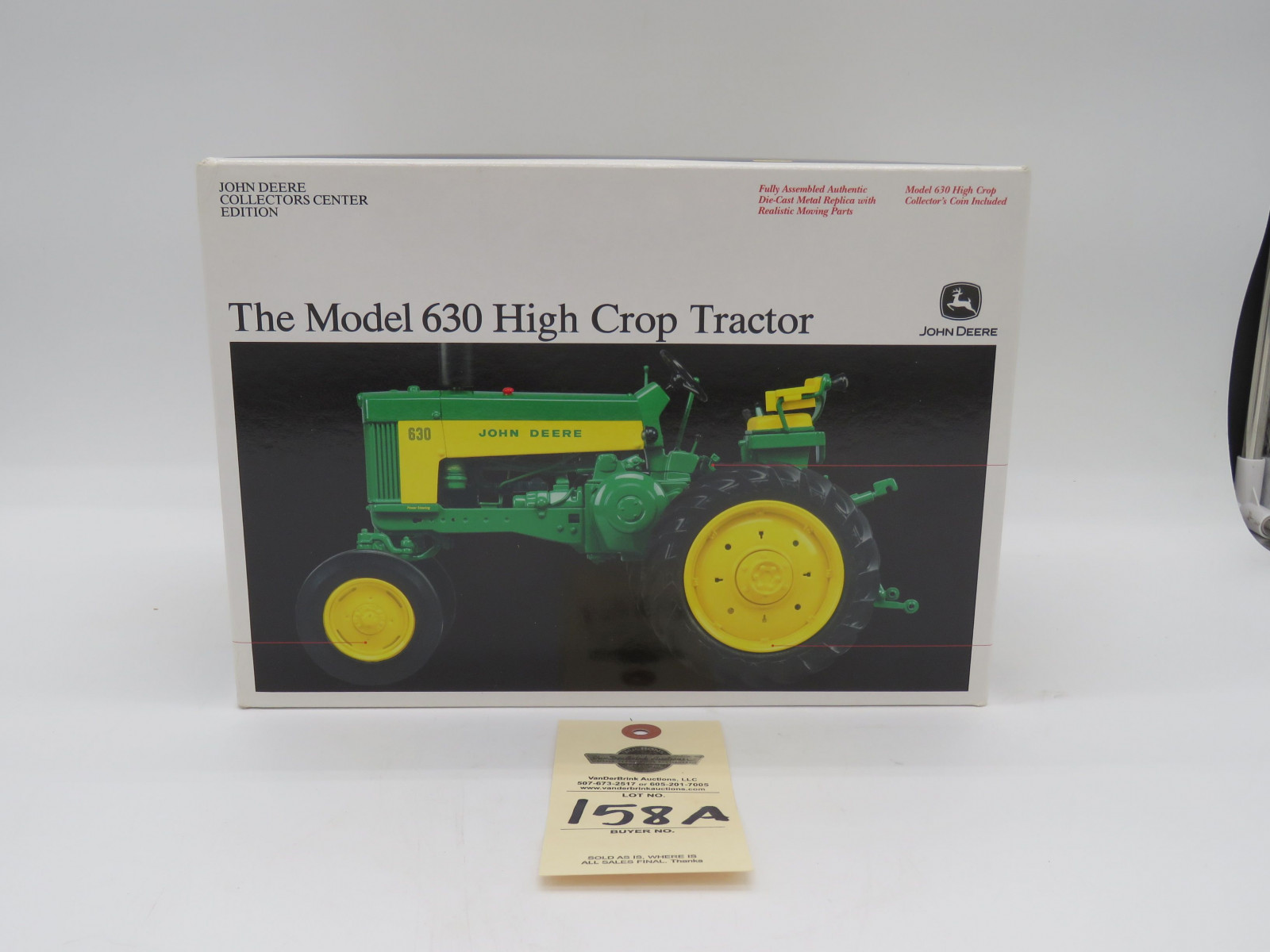 2002 ERTL FOR JOHN DEERE COLLECTOR CENTER EDTION THE MODEL 630 HIGH CROP TRACTOR NIB 1/16 SCALE  DIE-CAST METAL - Image 1