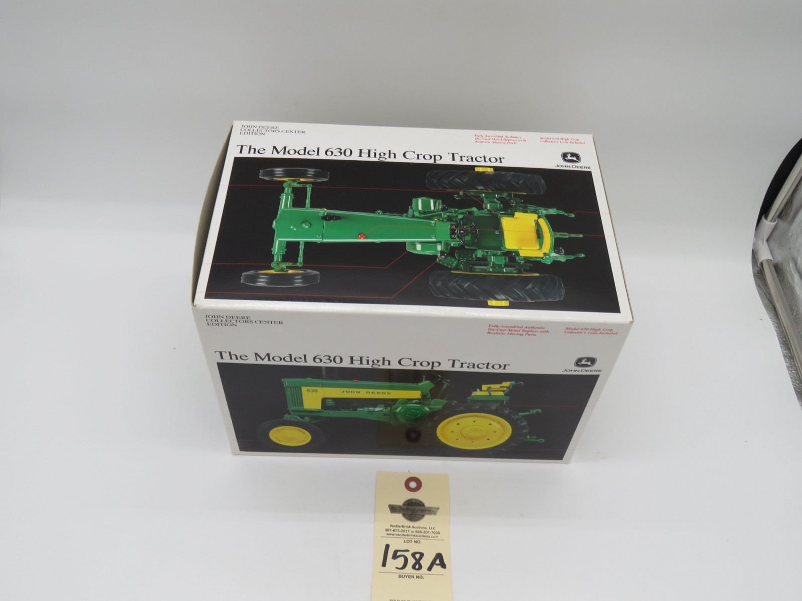 2002 ERTL FOR JOHN DEERE COLLECTOR CENTER EDTION THE MODEL 630 HIGH CROP TRACTOR NIB 1/16 SCALE  DIE-CAST METAL - Image 2