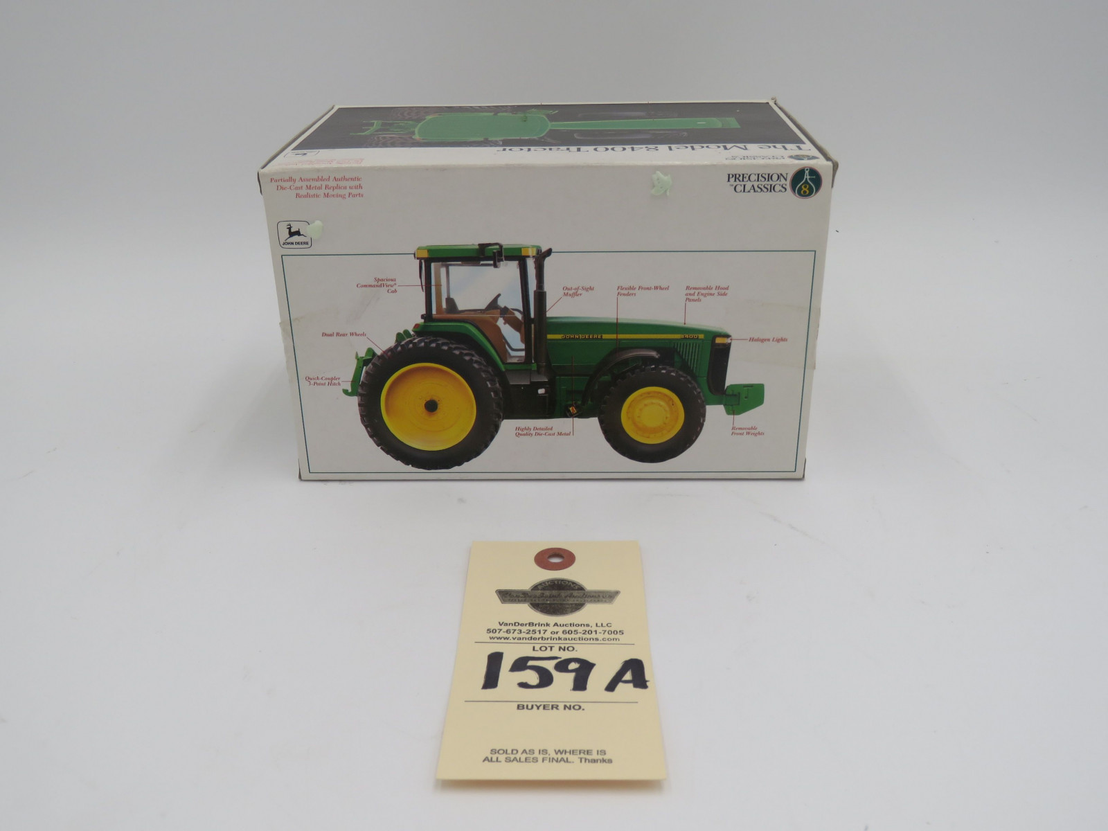1996 ERTL PRECISION CLASSICS 8 THE MODEL 8400 TRACTOR METAL DIECAST REPLICA 1/32 SCALE - Image 4