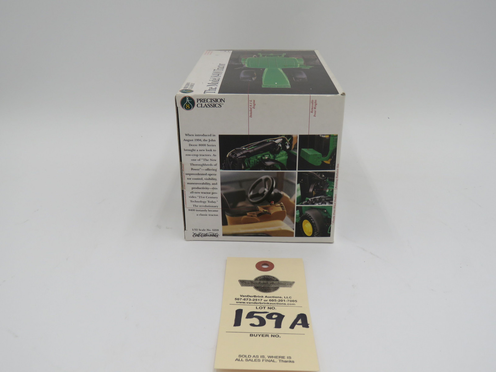 1996 ERTL PRECISION CLASSICS 8 THE MODEL 8400 TRACTOR METAL DIECAST REPLICA 1/32 SCALE - Image 5
