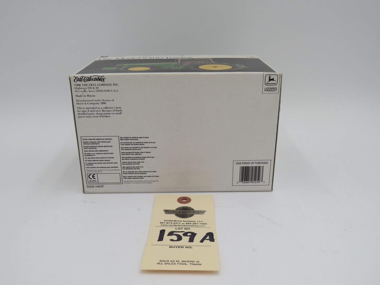 1996 ERTL PRECISION CLASSICS 8 THE MODEL 8400 TRACTOR METAL DIECAST REPLICA 1/32 SCALE - Image 6