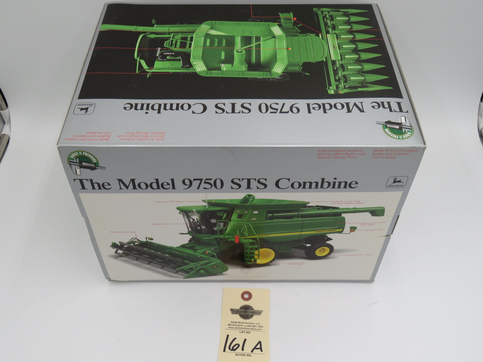 2002 ERTL SERIES ll 1 PRECISION THE MODEL 9750 ST COMBINE JD METAL DIECAST NIB  1/32 SCALE - Image 2