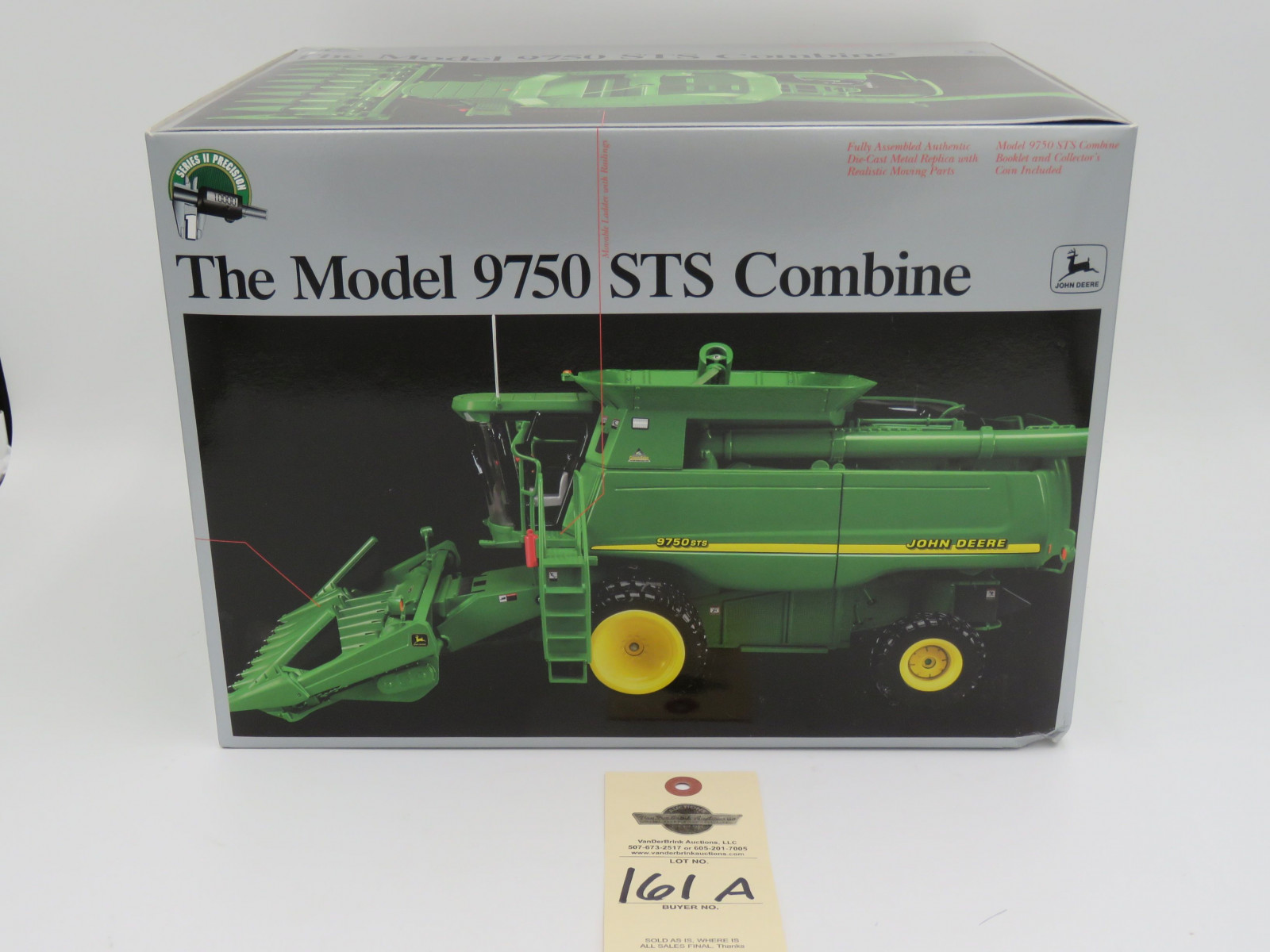 2002 ERTL SERIES ll 1 PRECISION THE MODEL 9750 ST COMBINE JD METAL DIECAST NIB  1/32 SCALE - Image 4