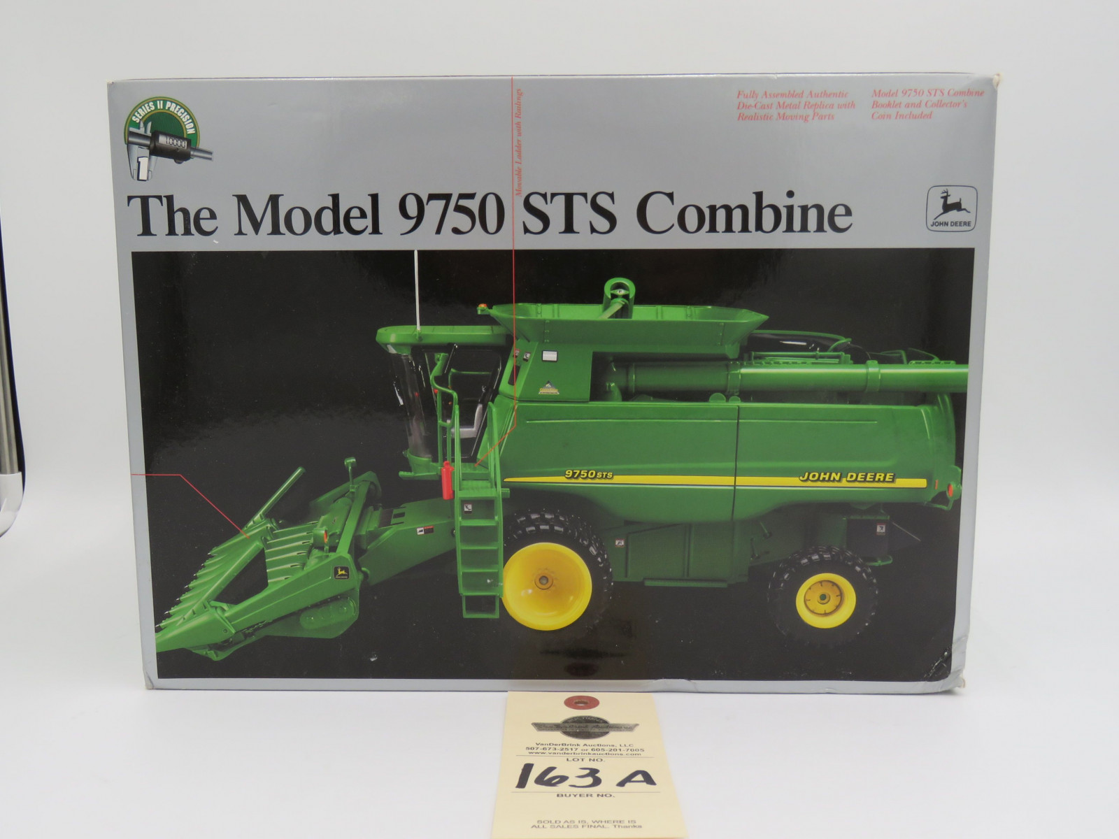 2000 ERTL SERIES ll 1 PRECISION THE MODEL 9750 ST COMBINE JD METAL DIECAST NIB  1/16 SCALE - Image 1