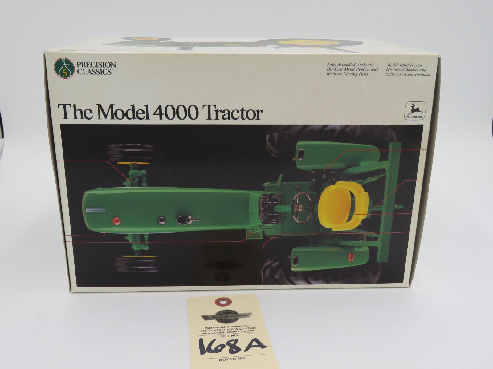 1994 ERTL PRECISION CLASSICS 5 THE MODEL 4000 TRACTOR JD DIE CAST METAL REPLICA 1/16 SCALE - Image 1