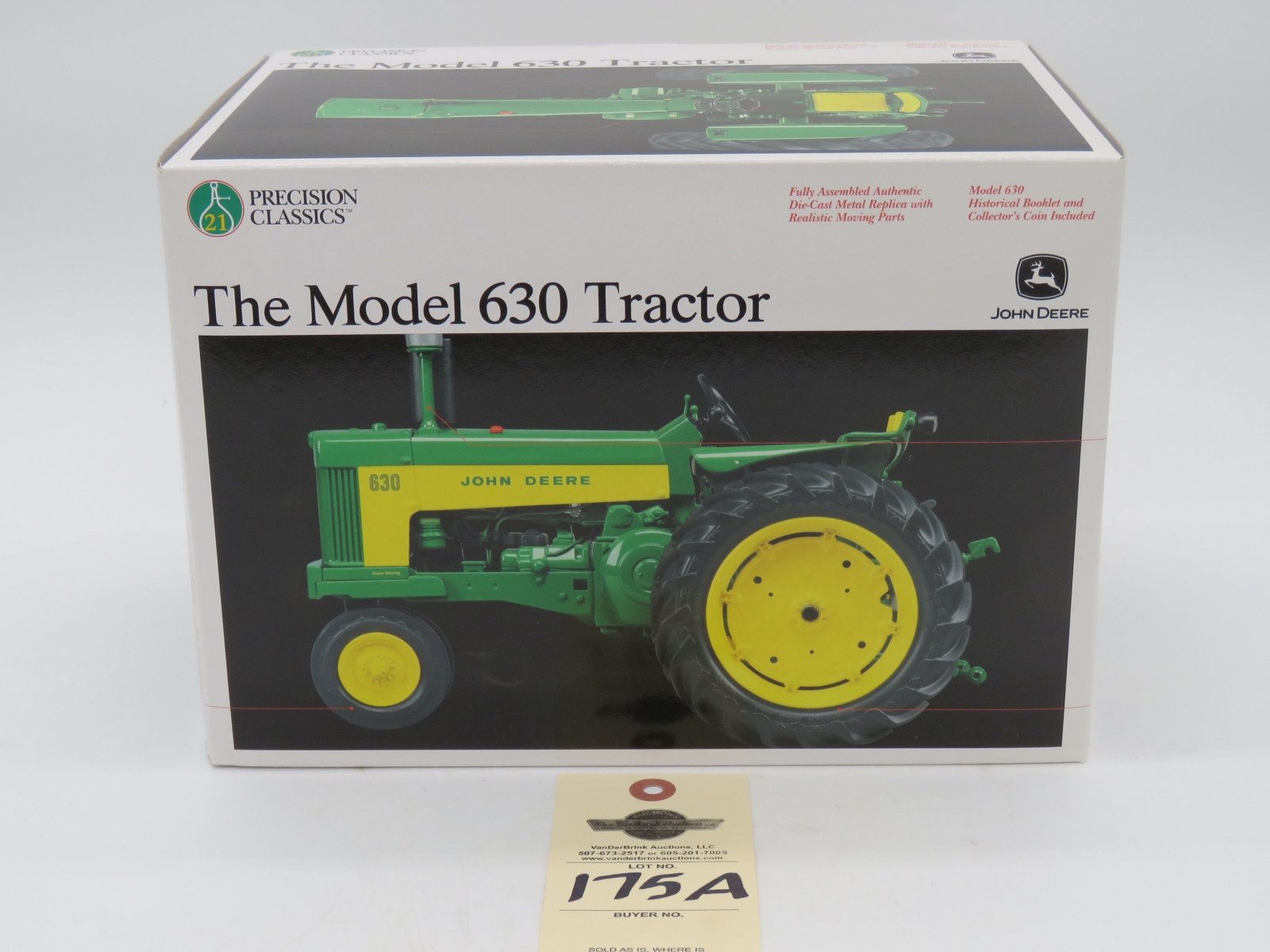 2002 ERTL PRECISION CLASSICS 21 ERTL METAL DIECASE THE MODEL 630 TRACTOR NIB 1/16 SCALE - Image 1