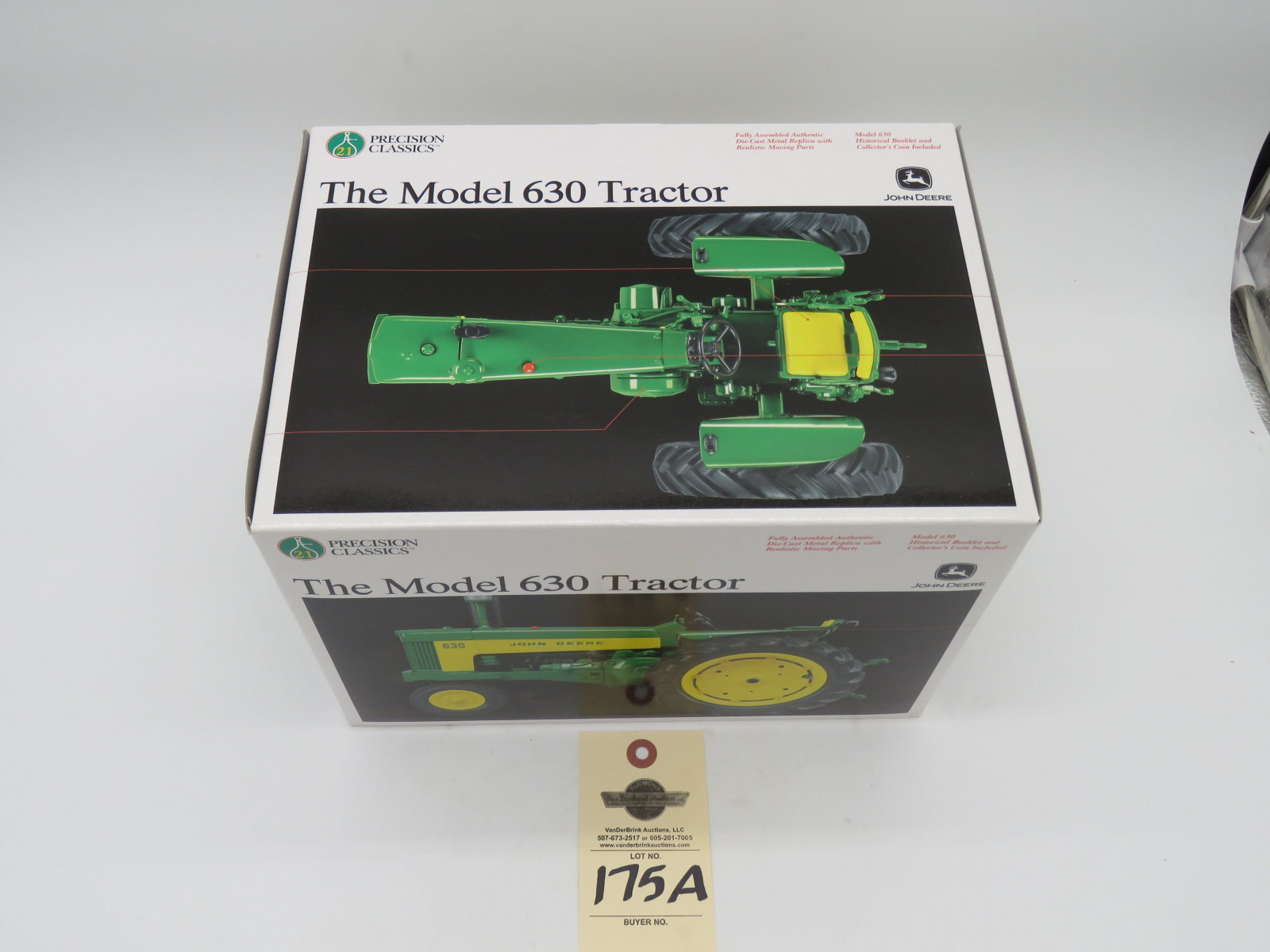 2002 ERTL PRECISION CLASSICS 21 ERTL METAL DIECASE THE MODEL 630 TRACTOR NIB 1/16 SCALE - Image 2