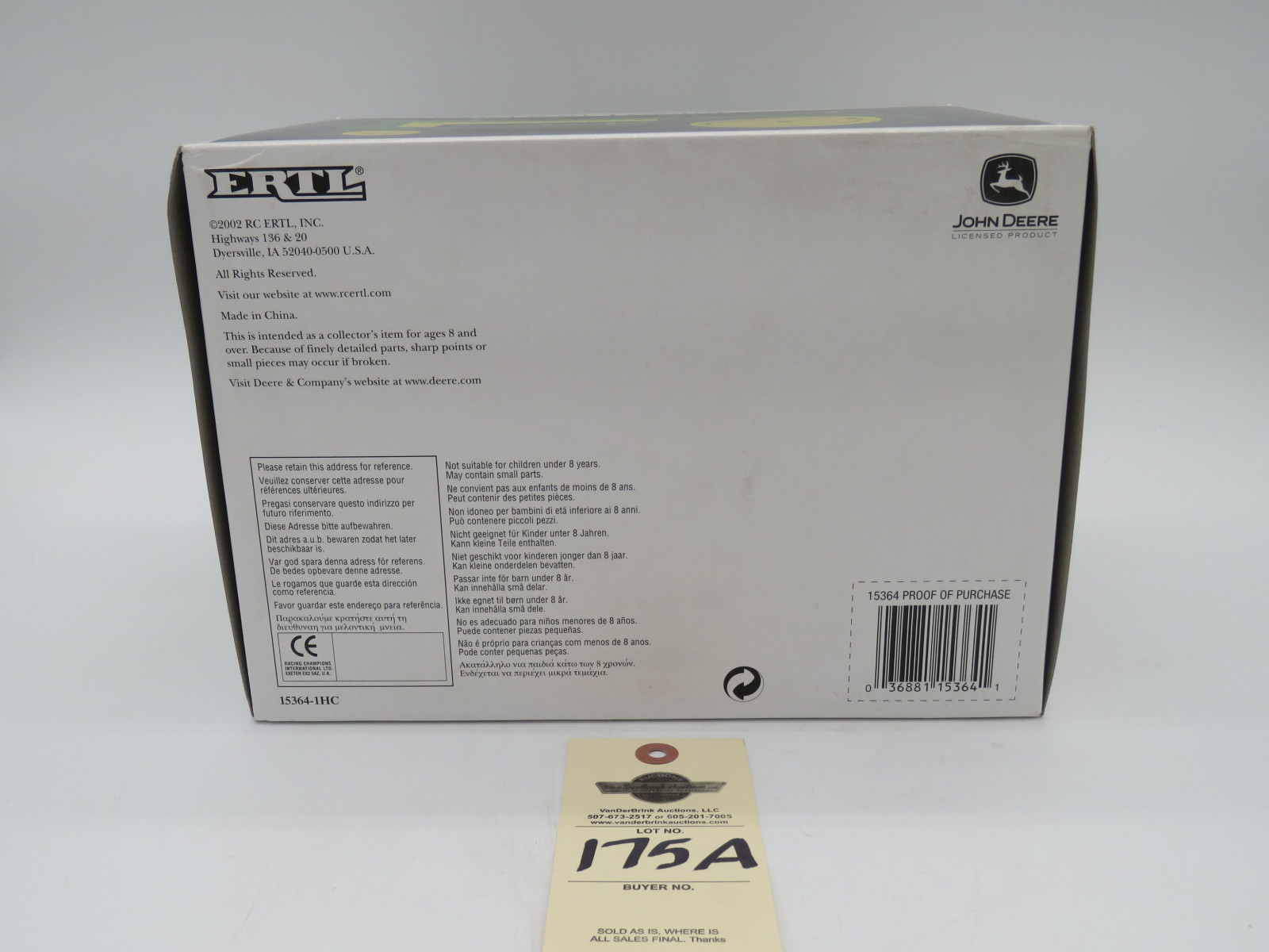 2002 ERTL PRECISION CLASSICS 21 ERTL METAL DIECASE THE MODEL 630 TRACTOR NIB 1/16 SCALE - Image 6