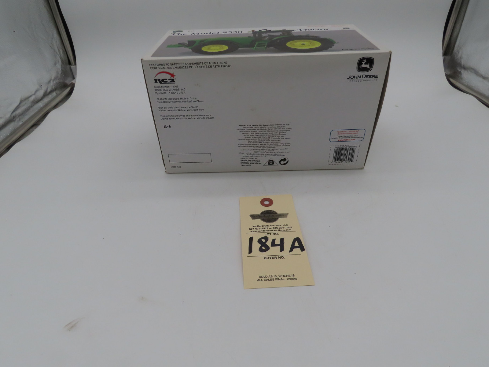 ERTL SERIES ll PRECISION 3 THE MODEL 8530 TRACTOR JD 1/32 SCALE  METAL DIECAST NIB - Image 7