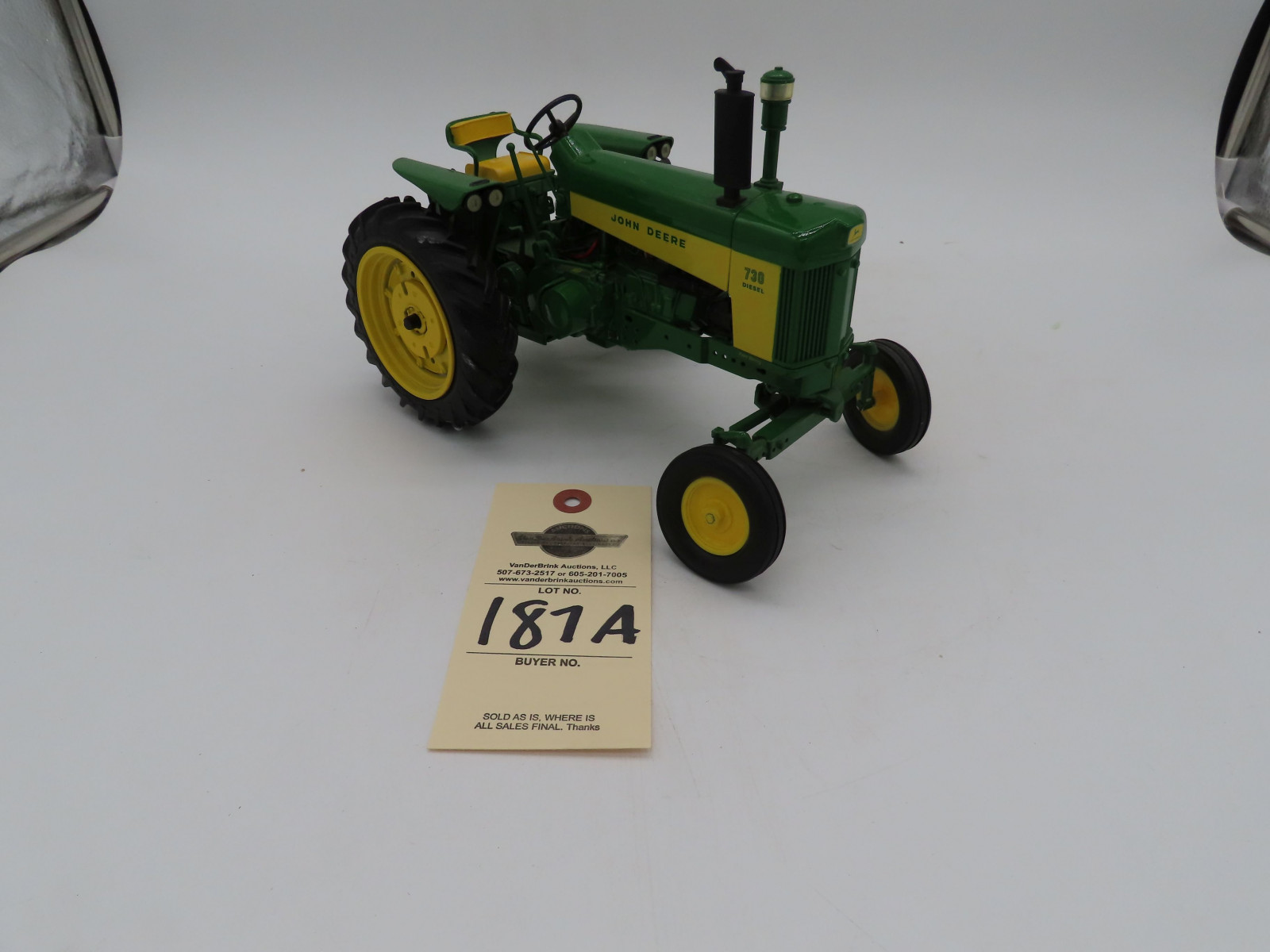 JOHN DEERE 730 DIESEL METAL DIECAST NO BOX 1/16TH SCALE - Image 1