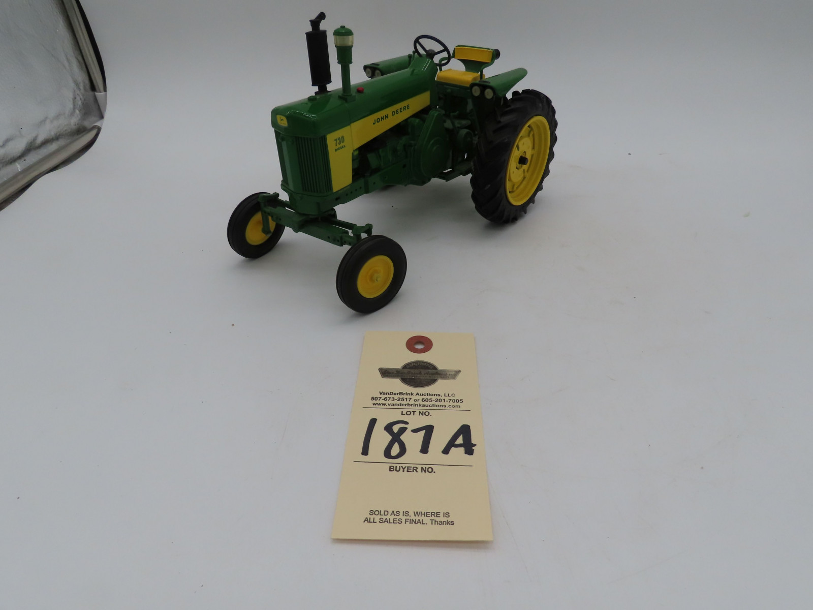 JOHN DEERE 730 DIESEL METAL DIECAST NO BOX 1/16TH SCALE - Image 3