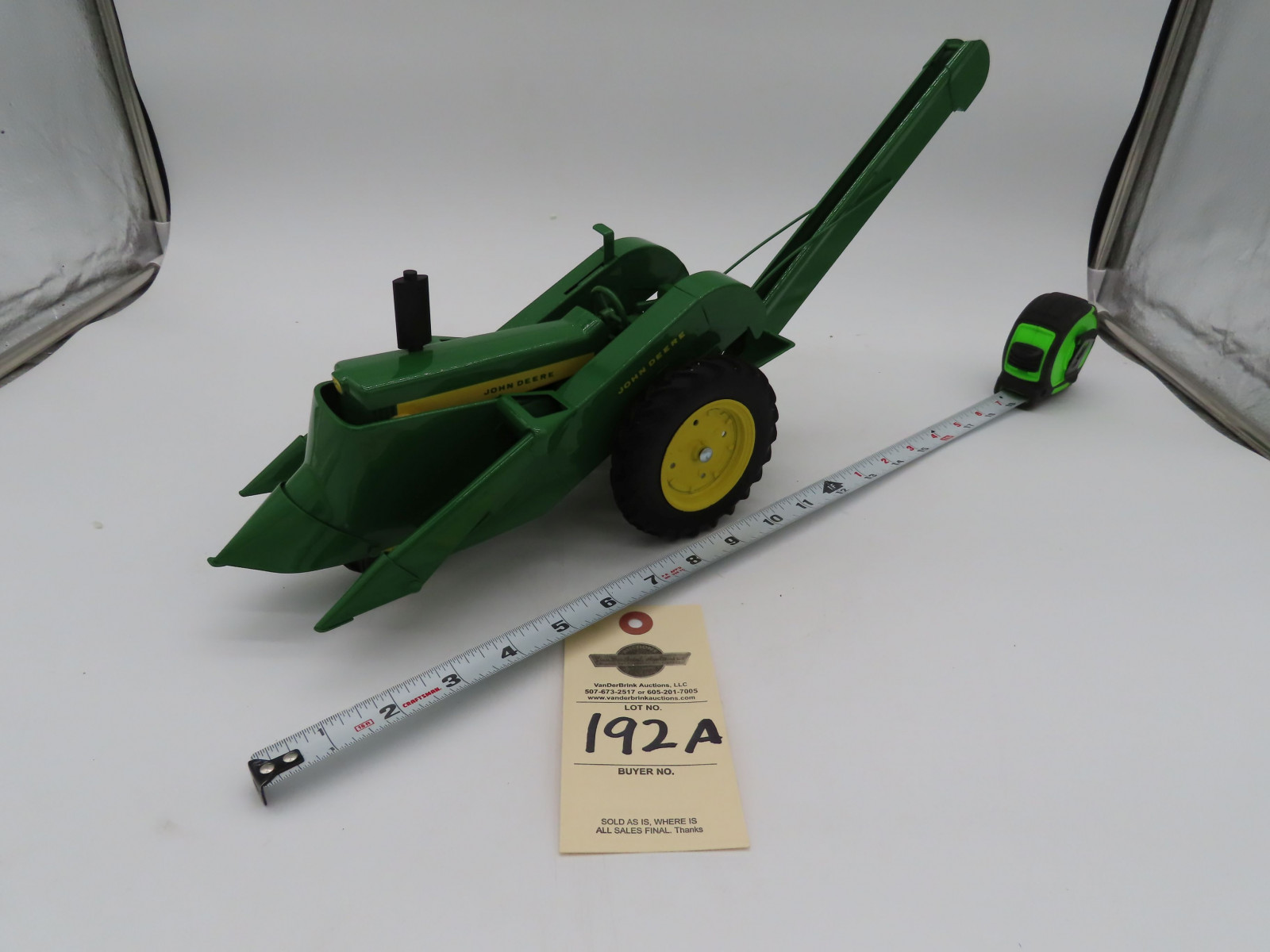 ERTL JOHN DEERE METAL DIE CAST NO BOX 730 WITH PICKER 1/16TH SCALE - Image 6