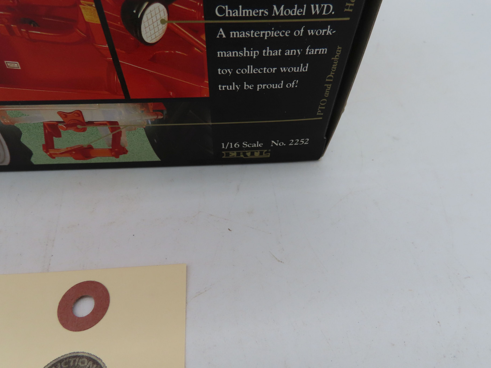 the Ertl Company 1/16th Scale Precision Series The Allis Chalmers Model WD Die-Cast NIB with Commemorative Booklet and Collector's Medallion made in Dyersville, IA - Image 6