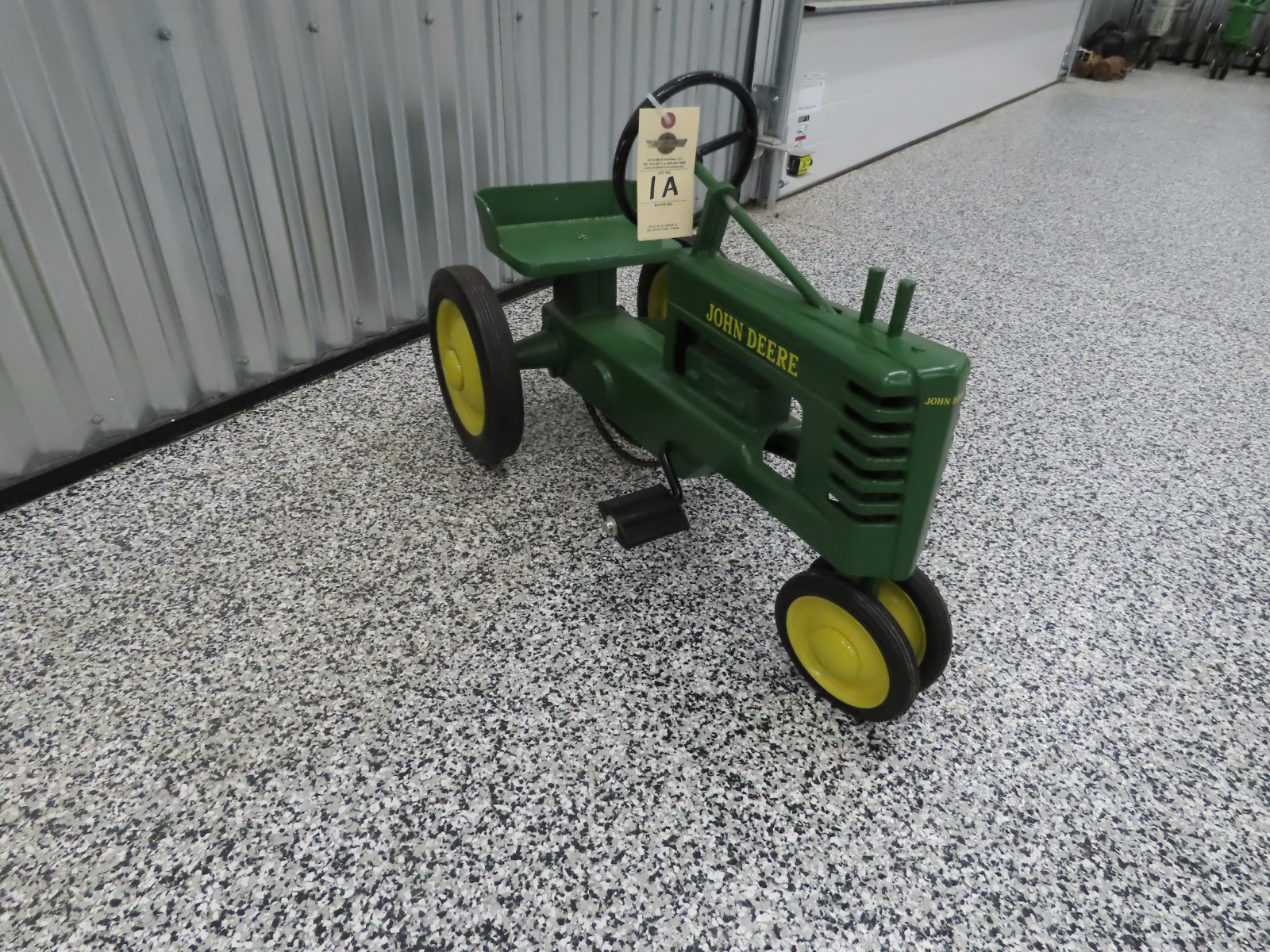 John Deere Model A Chain Drive Pedal Tractor - Image 1