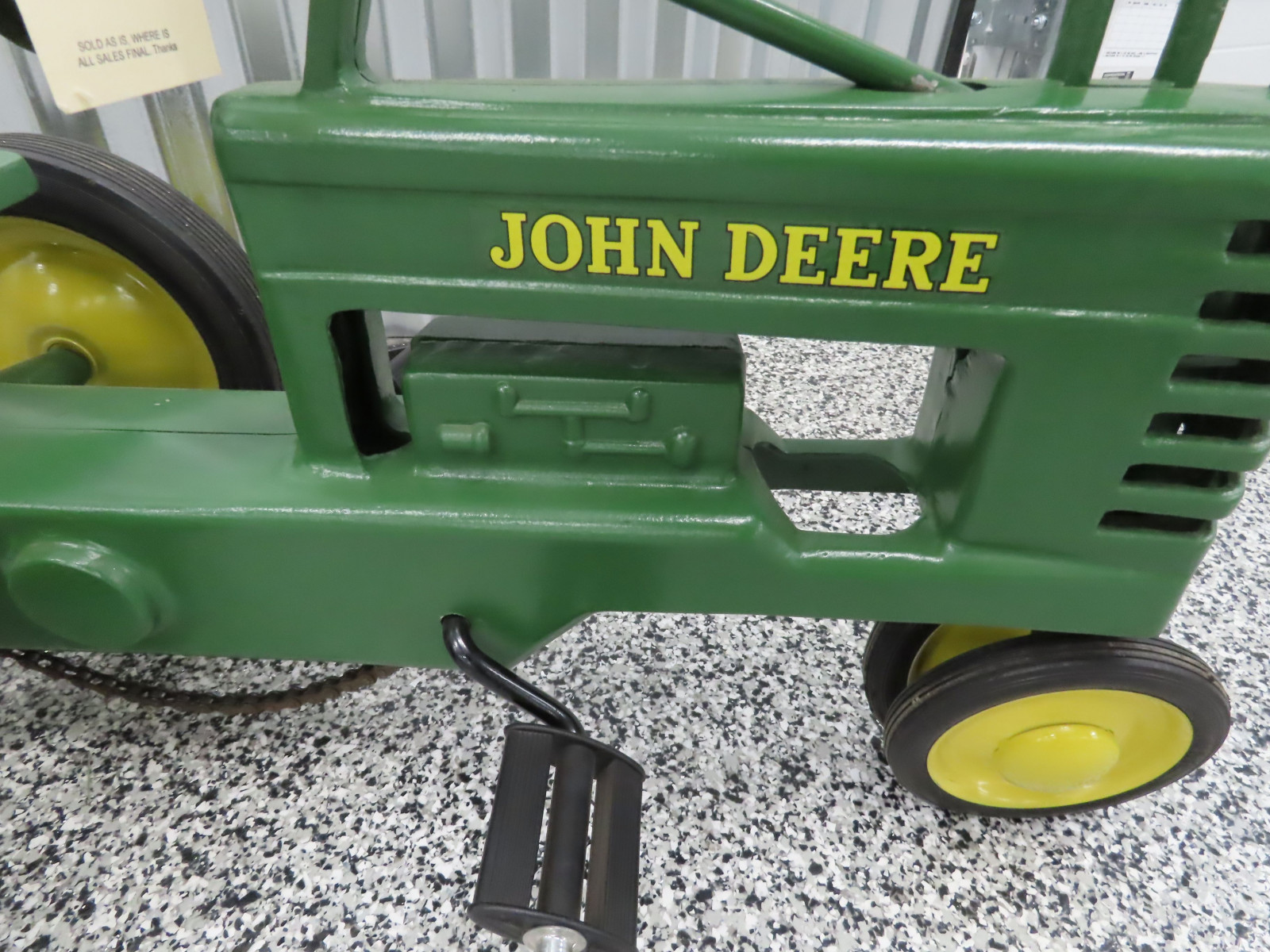 John Deere Model A Chain Drive Pedal Tractor - Image 11
