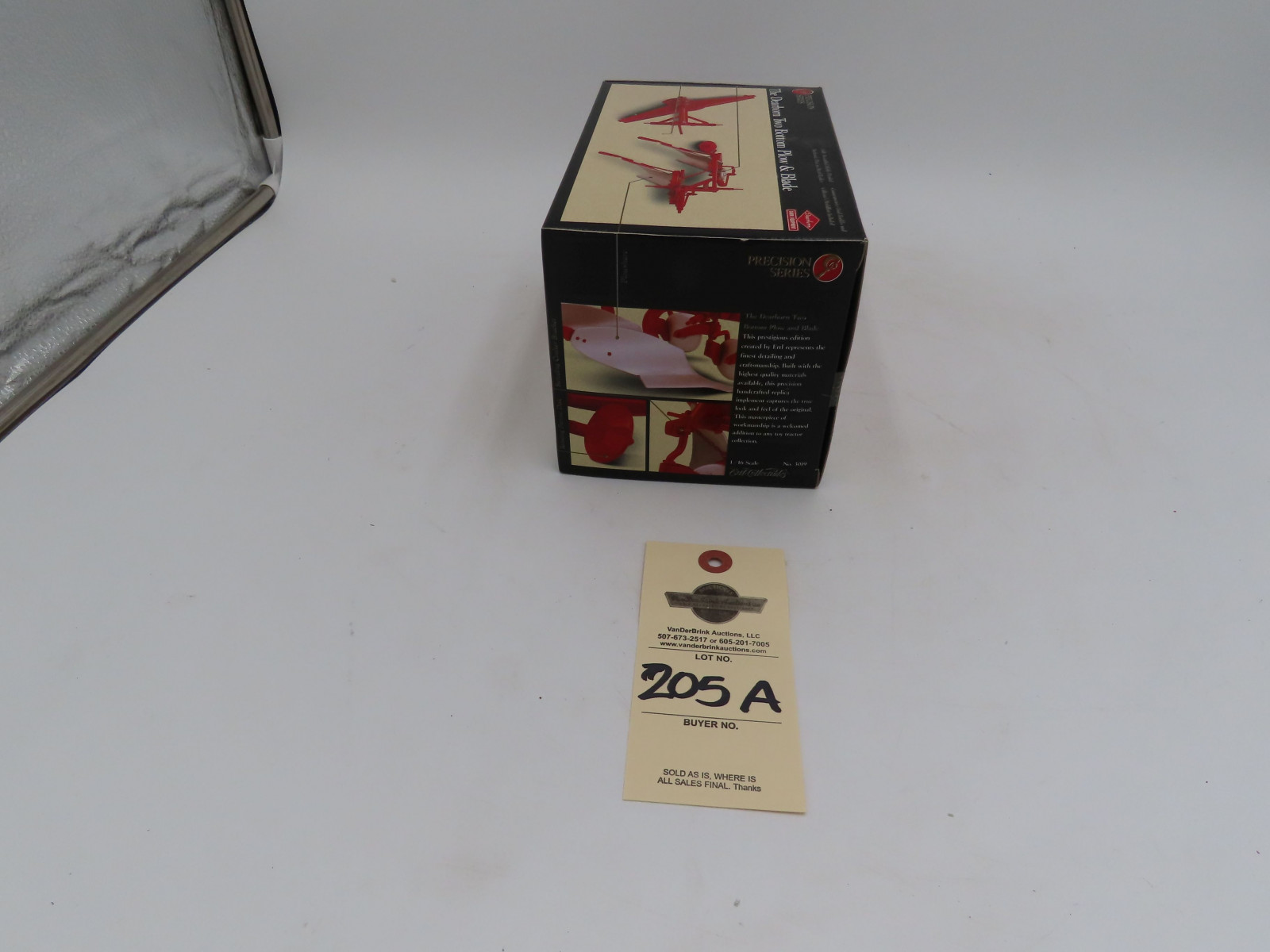 1996 Ertl Precision Series 1/16th Scale Die-Cast The Dearborn Two Bottom Plow and Blade NIB with Commemorative Ford Booklet and Collector's Medallion - Image 5