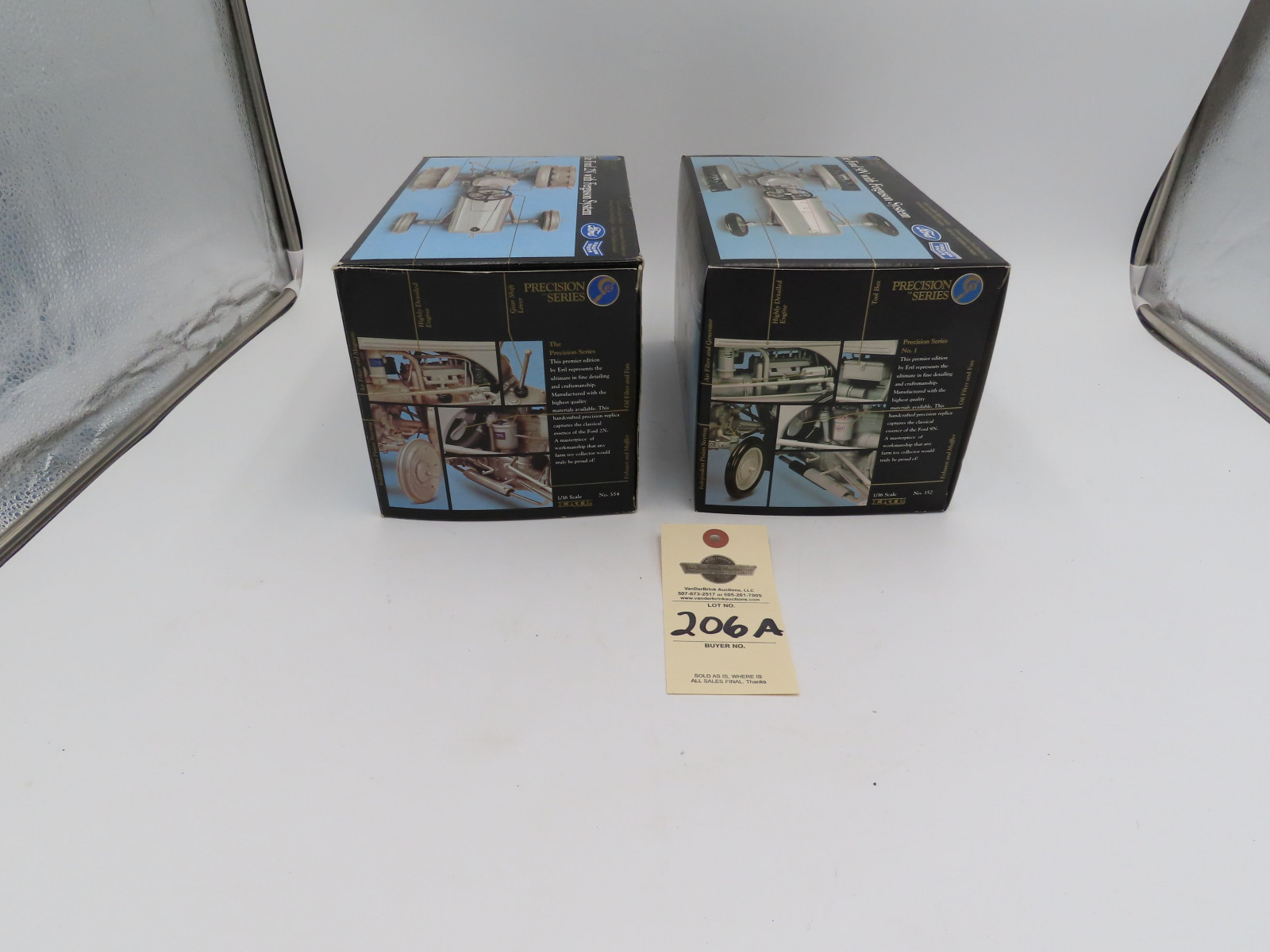 2-NIB Ertl Precision Series 1/16th Scale the Ford 2N with Ferguson System Tractors both NIB with Commemorative Booklet and Collector's Medalion - Image 5