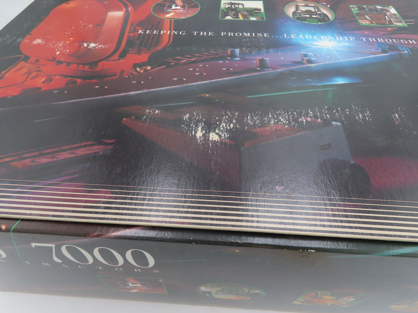 1992 Ertl 6000/7000 Series Tractors JD7800 Model to Assemble NIB and faded box and some wear 1/16th Scale - Image 5