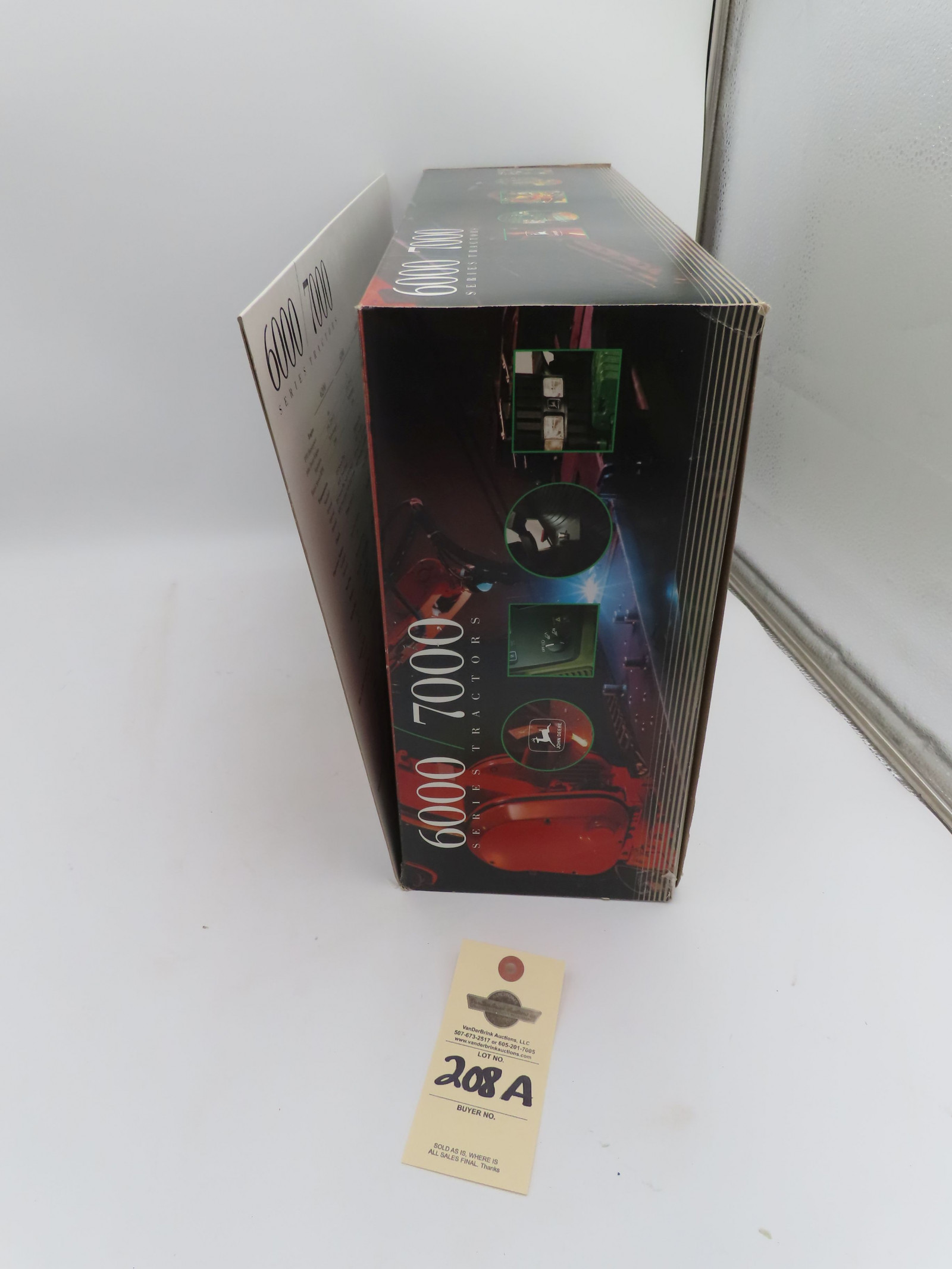 1992 Ertl 6000/7000 Series Tractors JD7800 Model to Assemble NIB and faded box and some wear, 1/16th Scale - Image 11