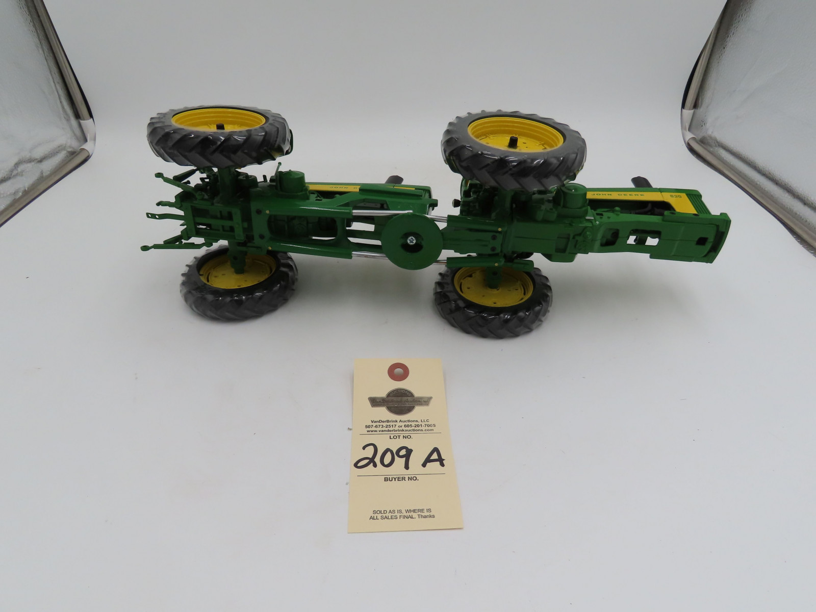 Ertl 1/16th Scale John Deere 630 Coupled Tractors with NO BOX, plastic on wheels - Image 6