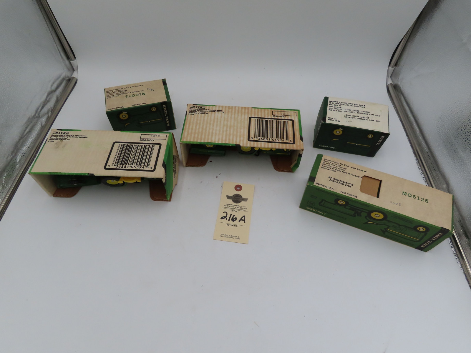 Ertl 1/16th Scale Die-Cast Lawn Tractor Group NIB - Image 7