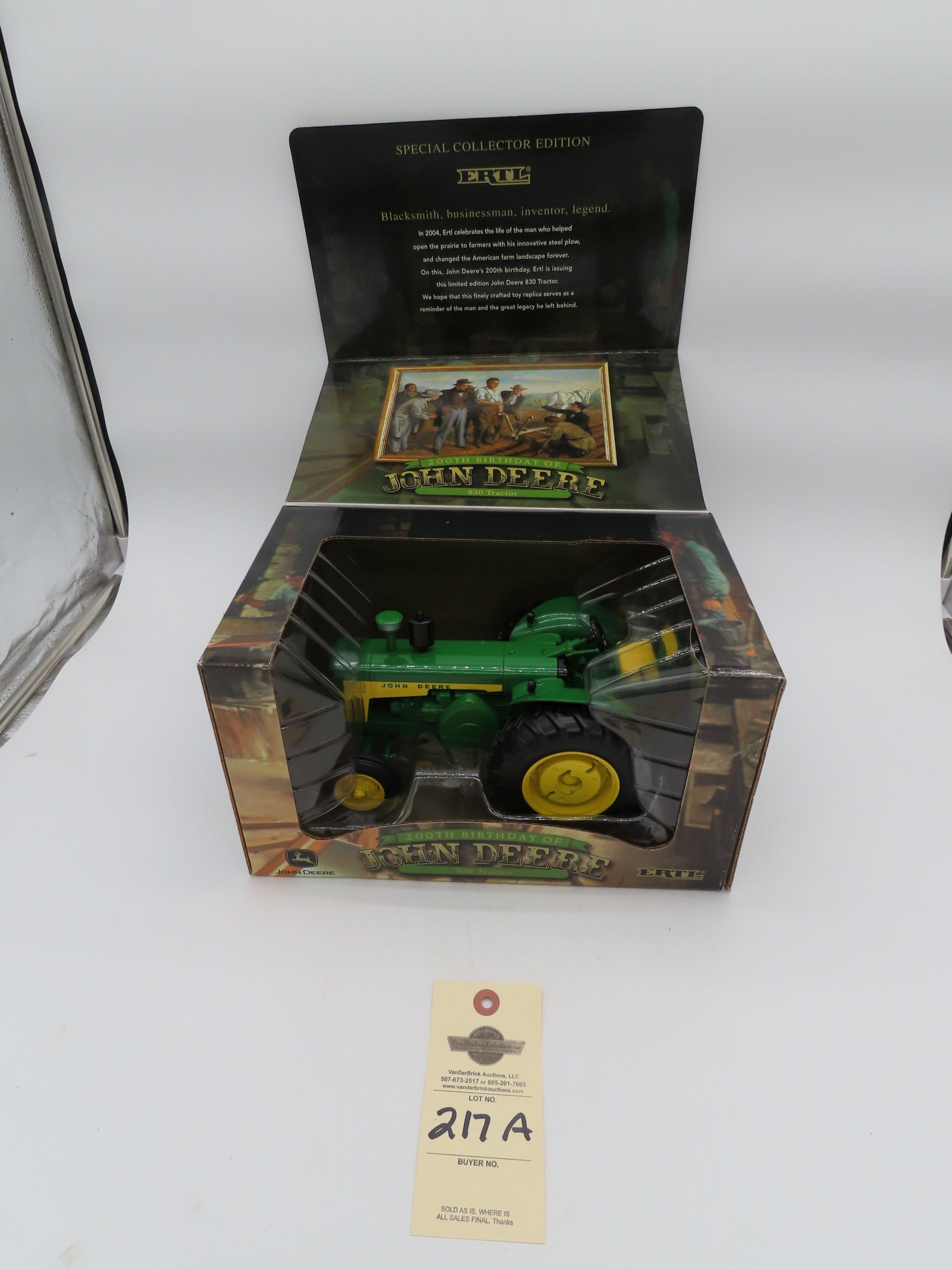 Ertl for 200th Birthday of 830 Tractor NIB 1/16th Scale 2004 - Image 8