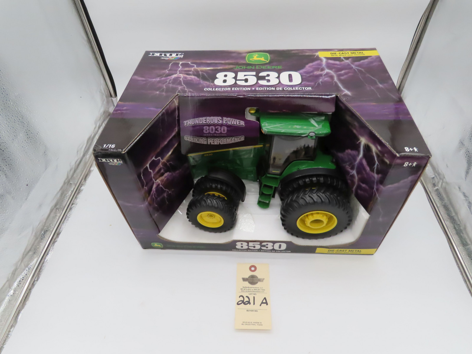 Ertl 2005 for John Deere Thunderous Power Series 8030 Series Tractors Die-Cast Tractor NIB 1/16th Scale - Image 2
